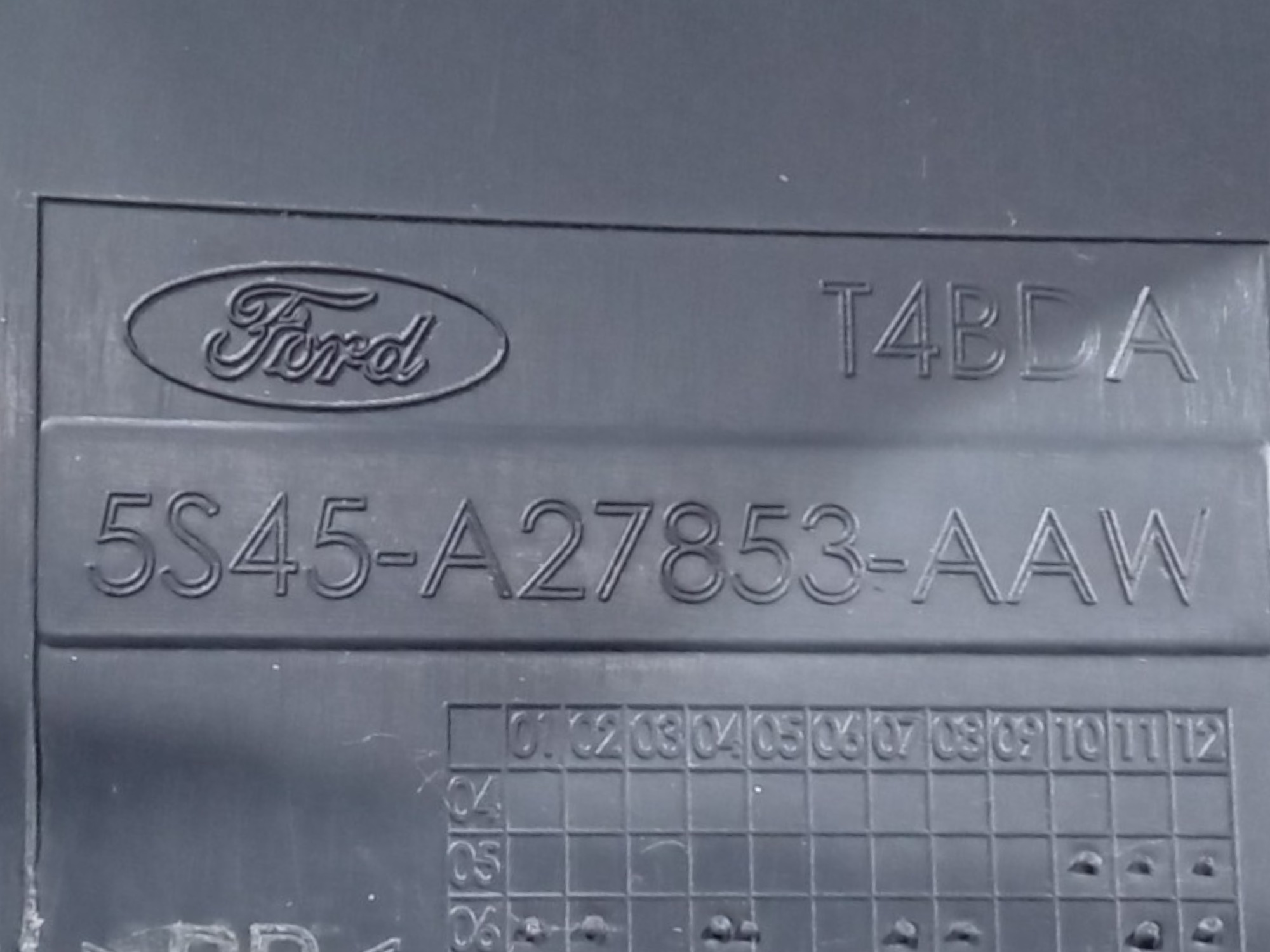 Acabamento Esquerdo Porta Mala Ford Focus 2008 Orig Usado 4