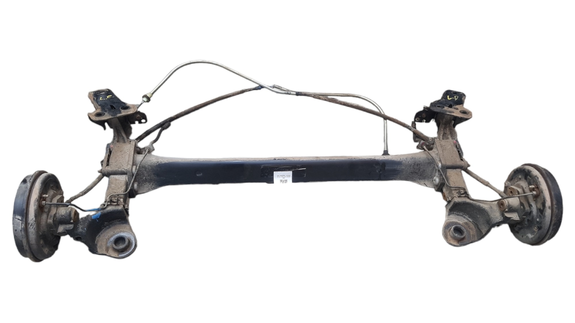 EIXO TRASEIRO CITROeN C3 xtr 1.4 8v 2008 original usado 3