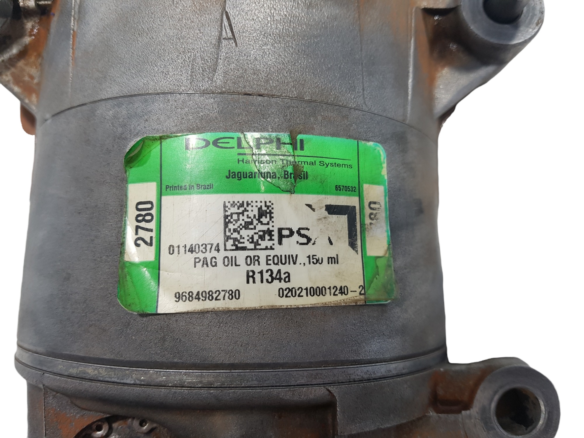 Compressor Ar Cond Peugeot 207 2012 1.6 16v Original 3