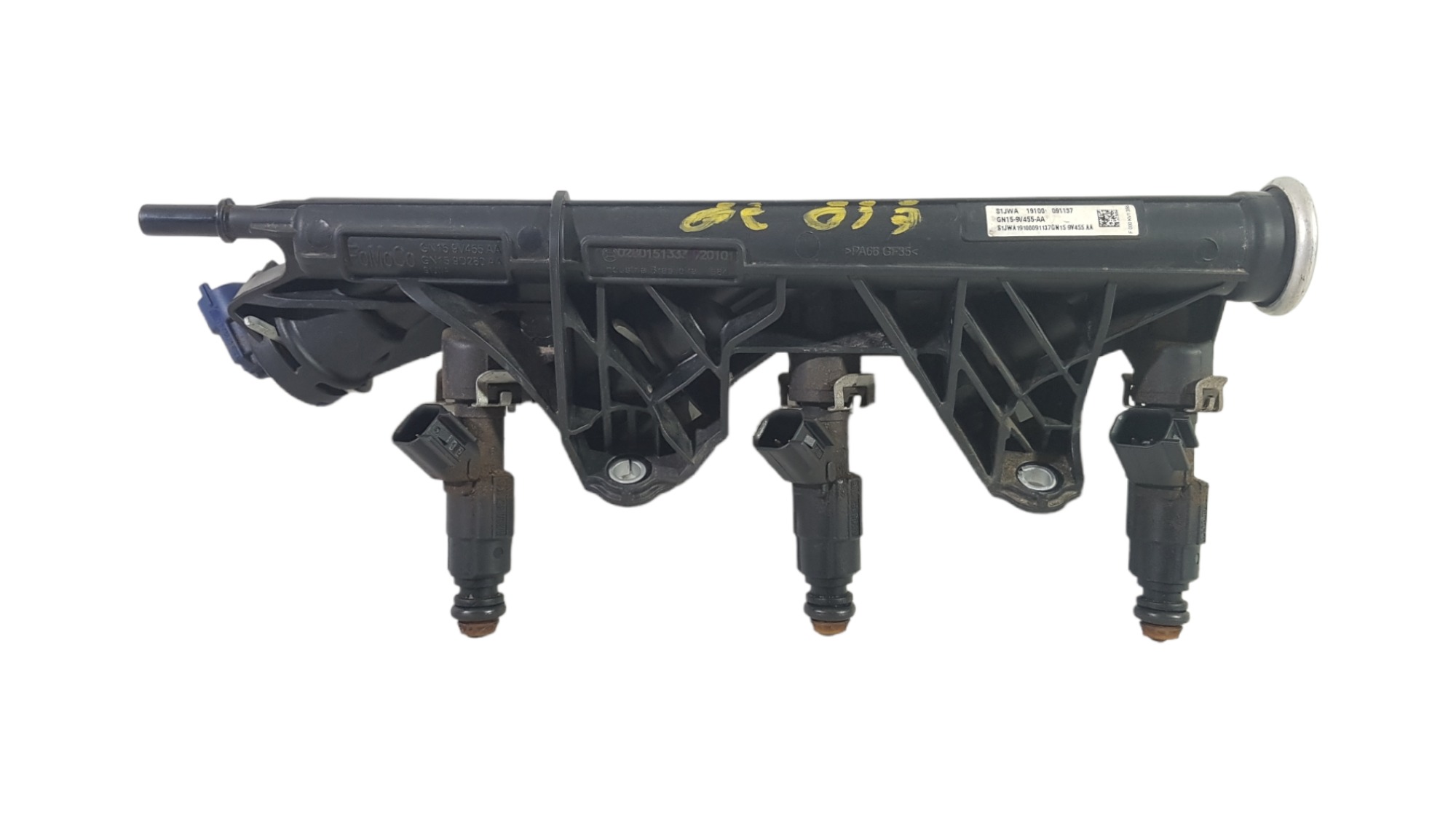 Flauta C/ Bicos Injetores Ford Ecosport 1.5 3cil 2020