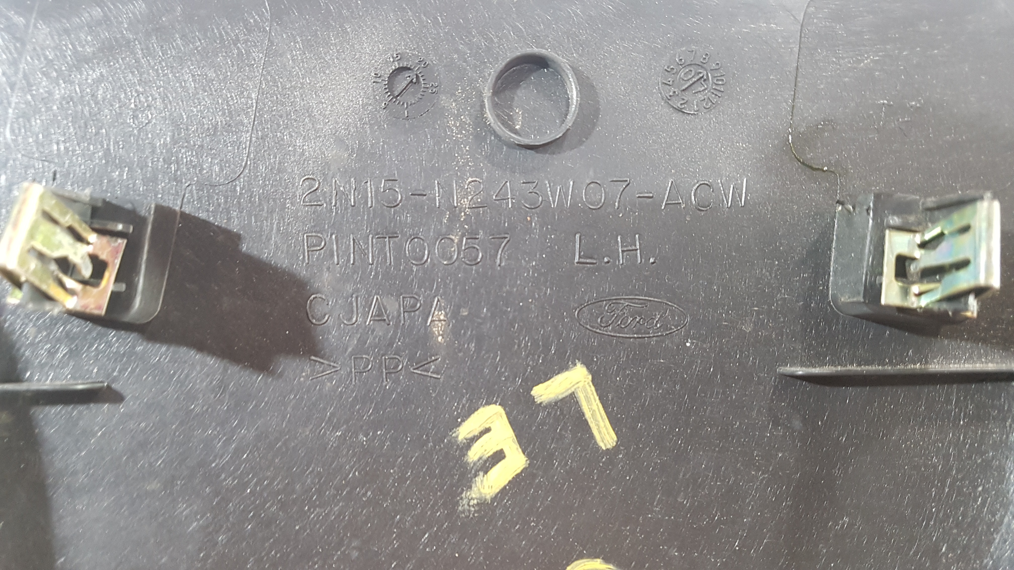 Acabamento Coluna B L. E Ford Ecosport 2007 Original 5