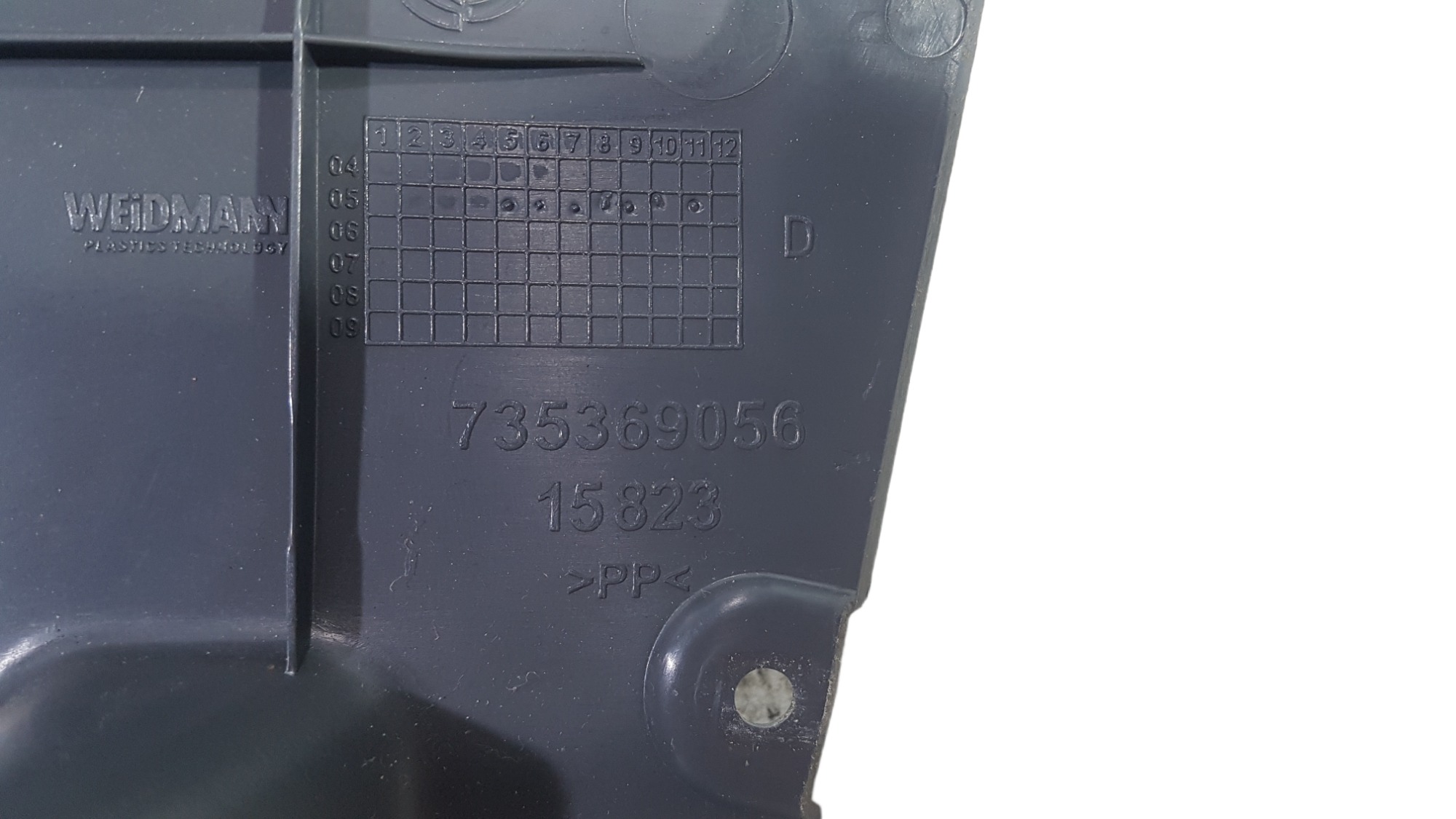 Acabamento Lateral Banco Traseira Direita Fiat Idea 2006 Ori 5