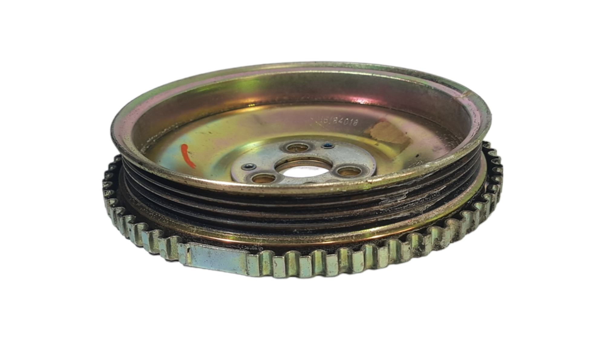 Polia Virabrequim Fiat Palio 2004 1.0 8v 55184018 Onca 9
