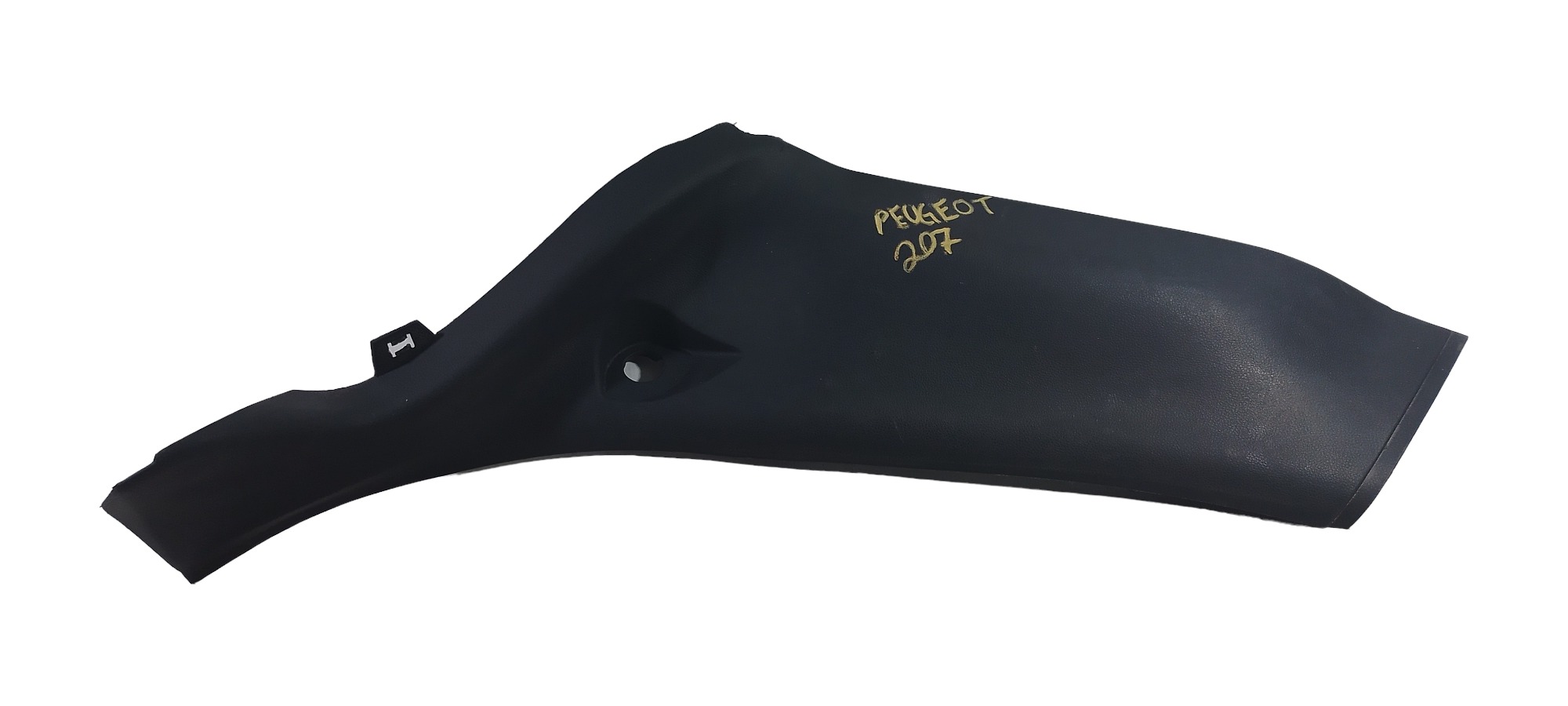 Acabamento Soleira Traseira Esquerda Peugeot 207 Sedan Preto 1