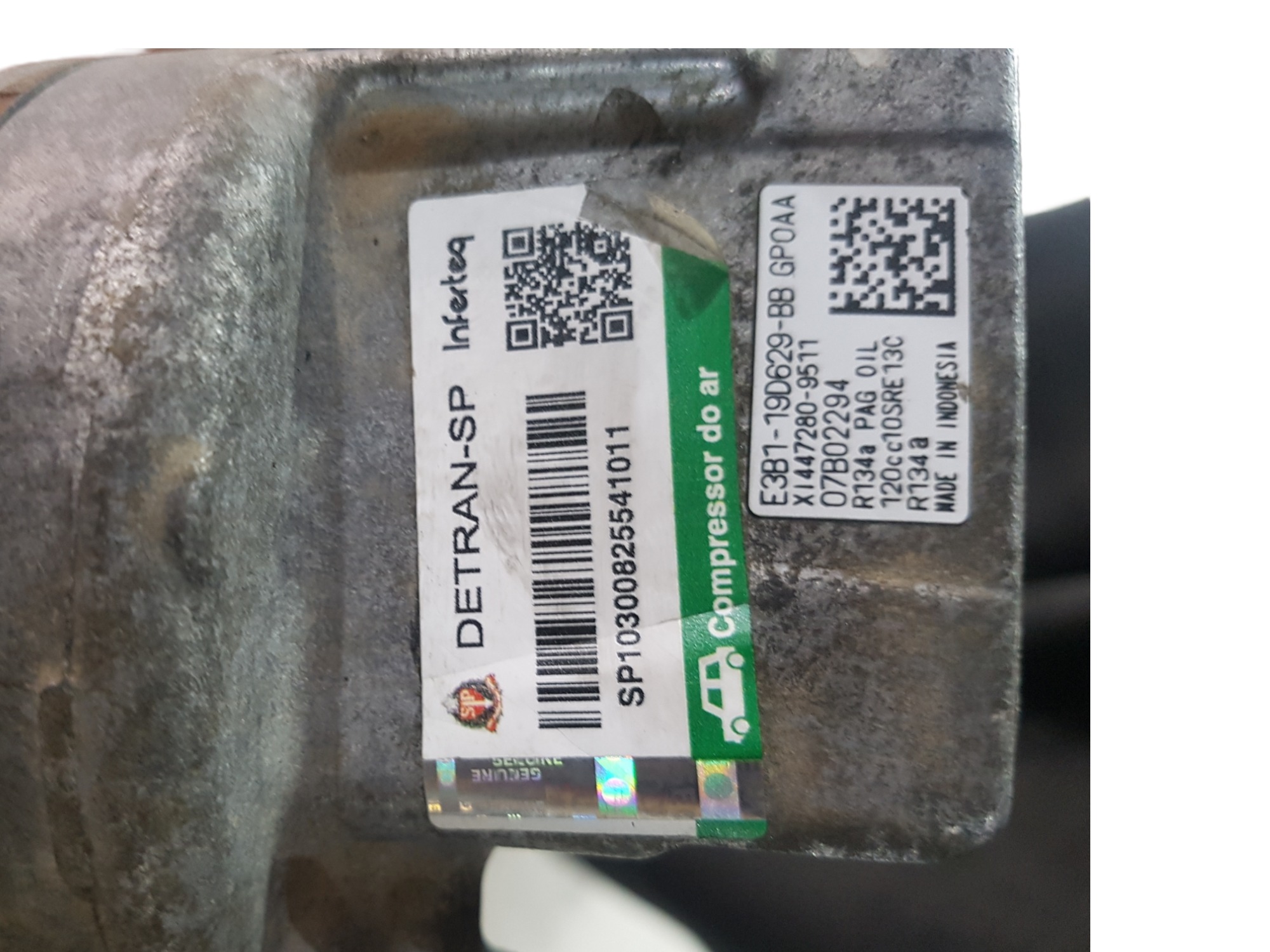 Compressor Ar Cond Ford Ka 2019 1.5  4cil Original 9