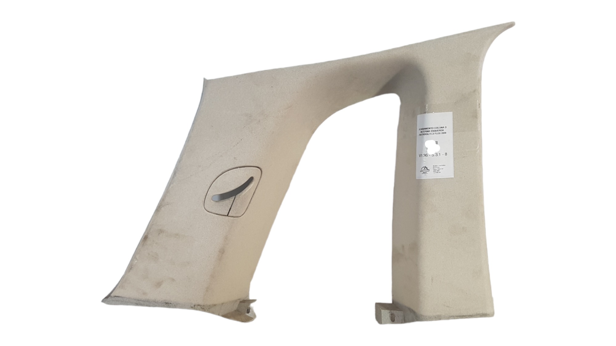 Acabamento Coluna Traseira Esquerda Fiat Idea Elx 2006 Origi 1