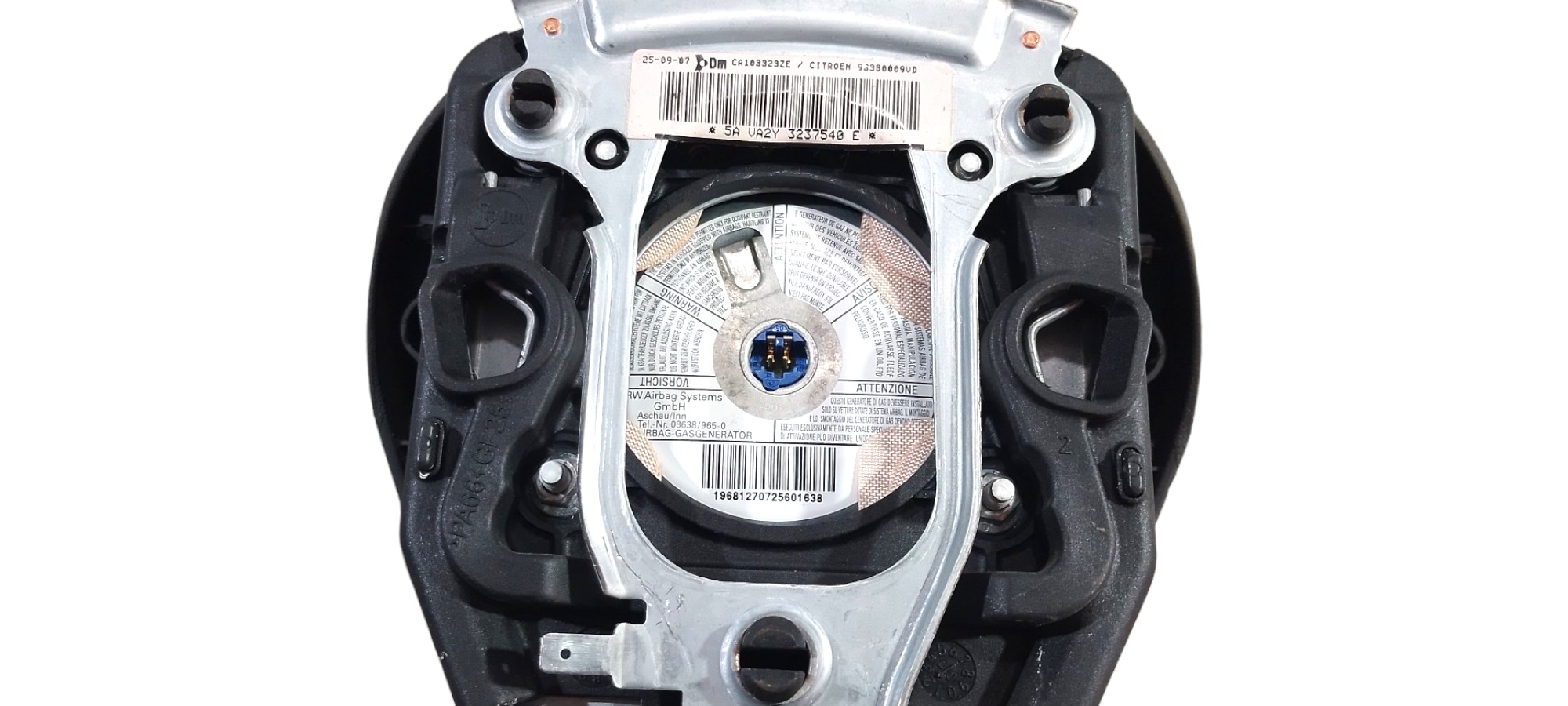 Airbag Volante Citroen C3 XTR 1.4 8v 2008 Original Usado 5