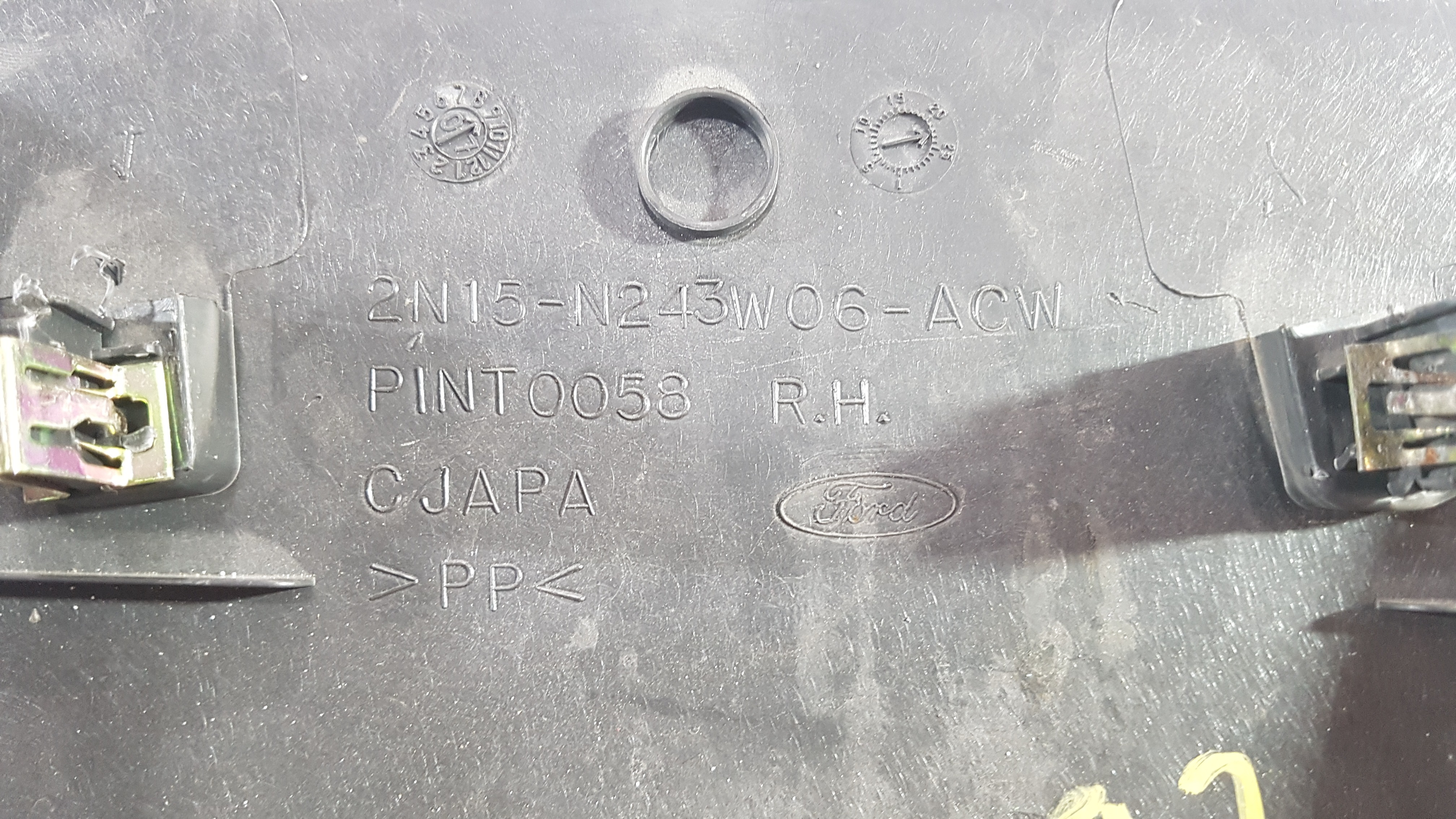 Acabamento Coluna B L. D Ford Ecosport 2007 Original 5