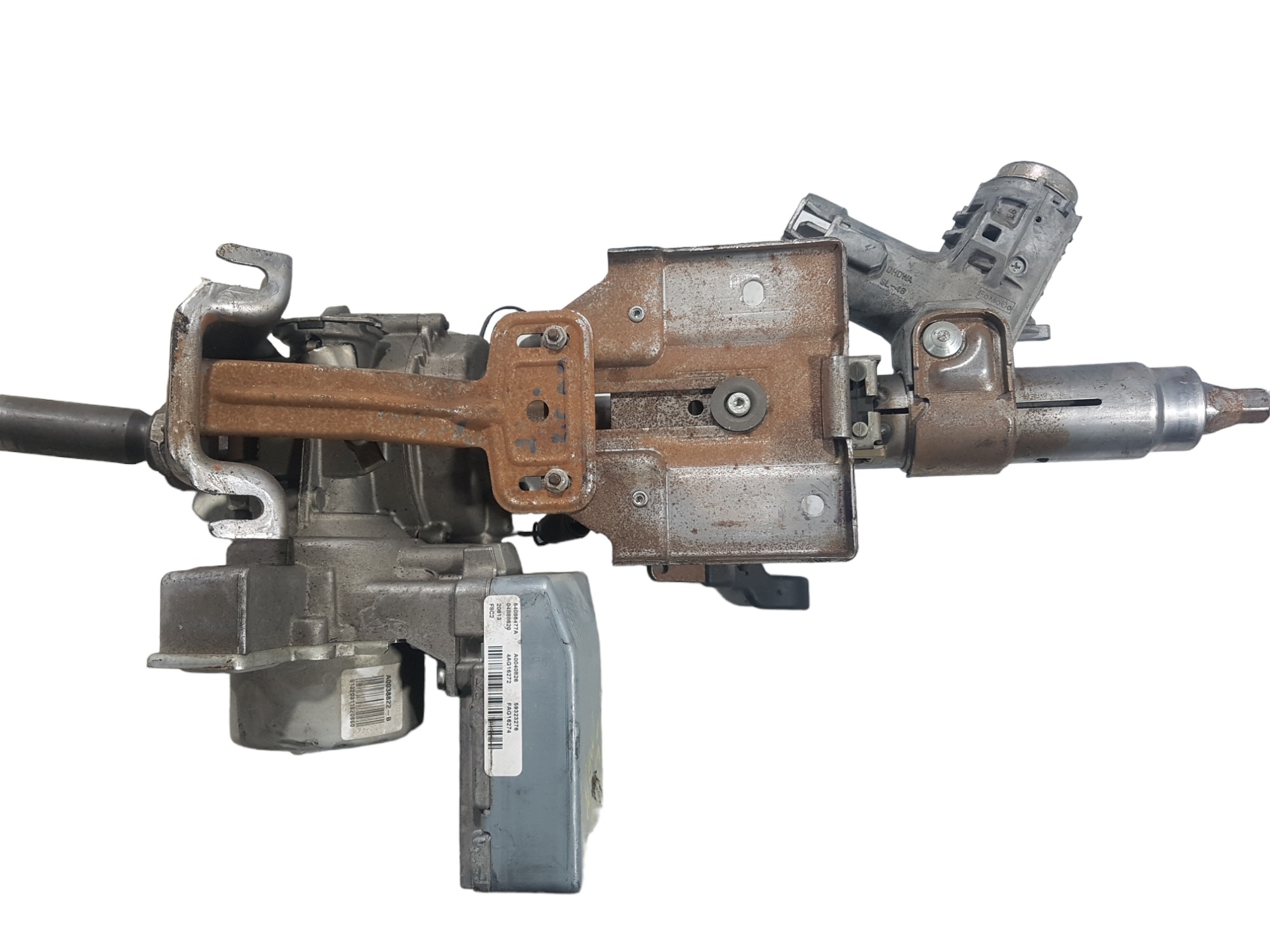 Coluna De Direção Ford New Fiesta 2014 Original Usado 5