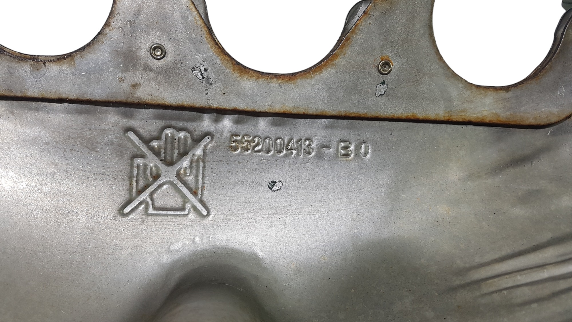 Defletor Coletor Fiat Idea Siena 2006 2010 9