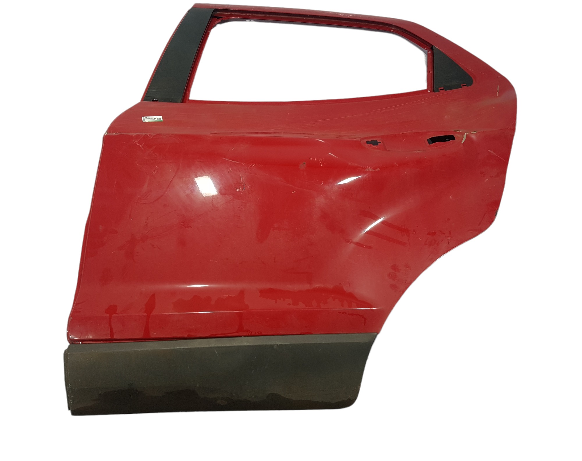 Porta Traseira Esquerda Ford Ecosport 2017 Traseira Esquerdo Vermelho