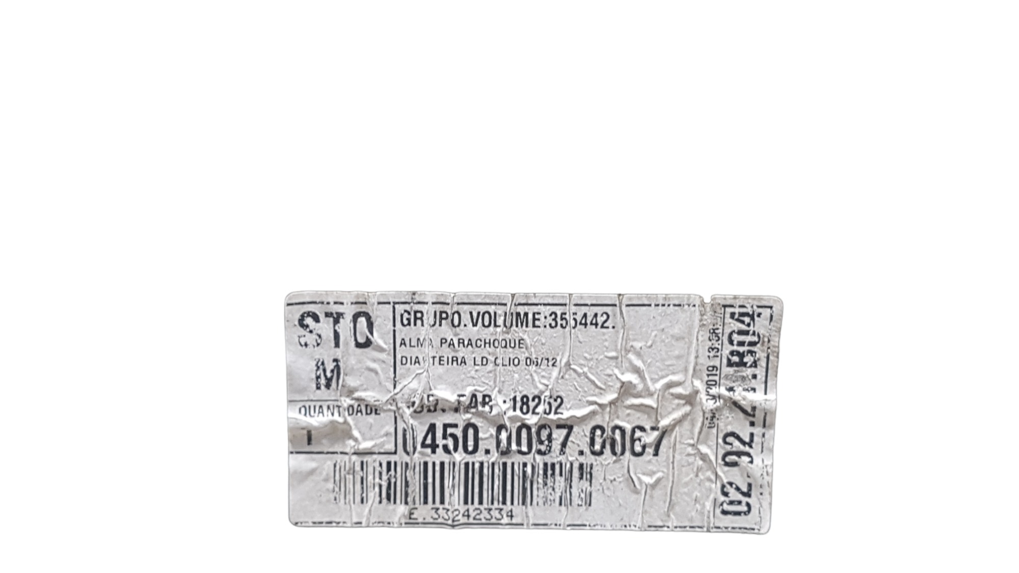 Absorvedor Impacto Dianteiro Direito Renault Clio 2012 11