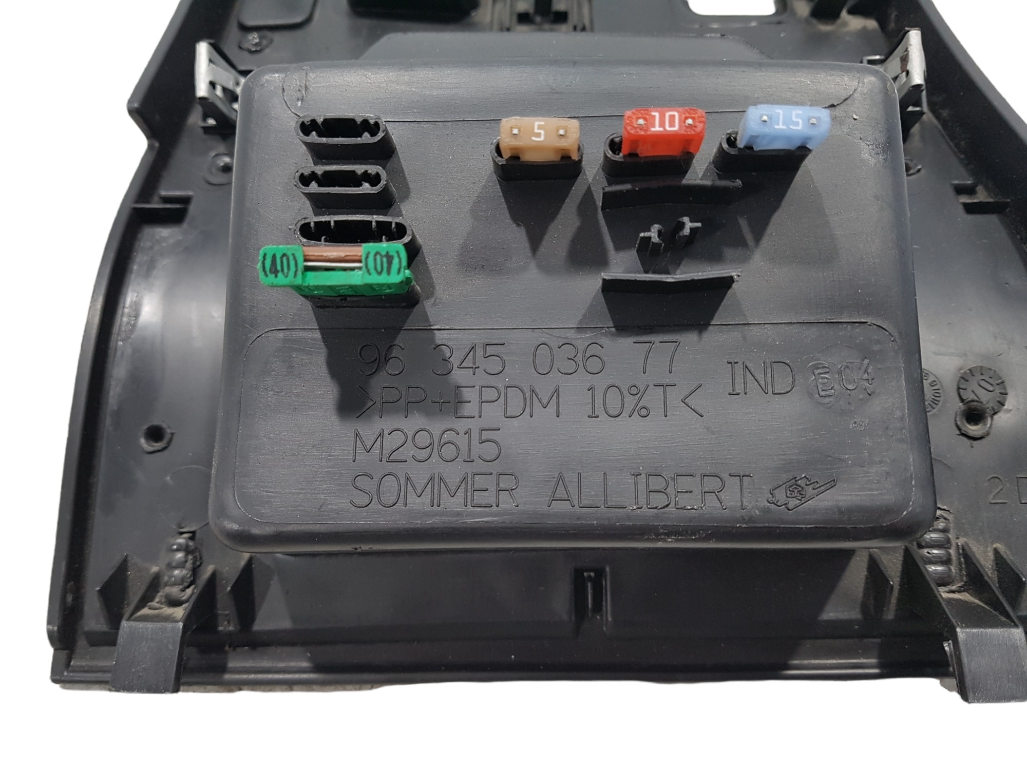 Tampa Caixa De Fusiveis Peugeot 307 2007 Original Usado 5