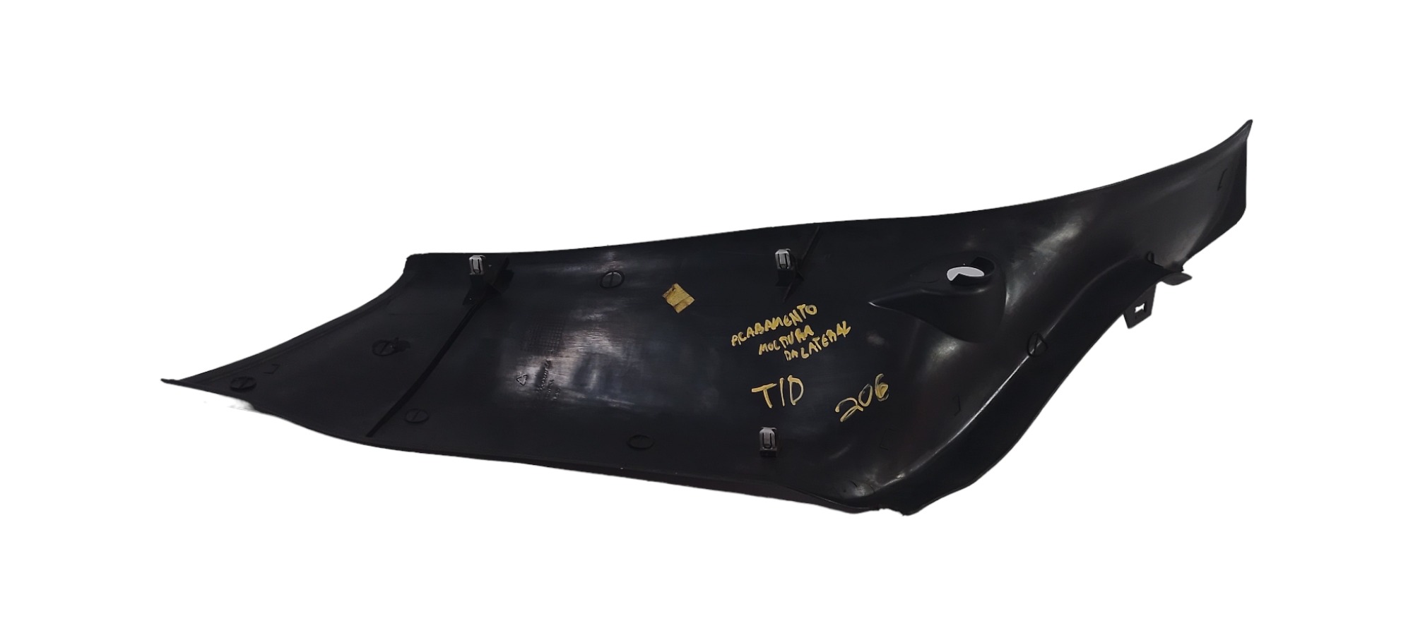 Moldura Soleira Traseira Direita Peugeot 206 2005 Original 3