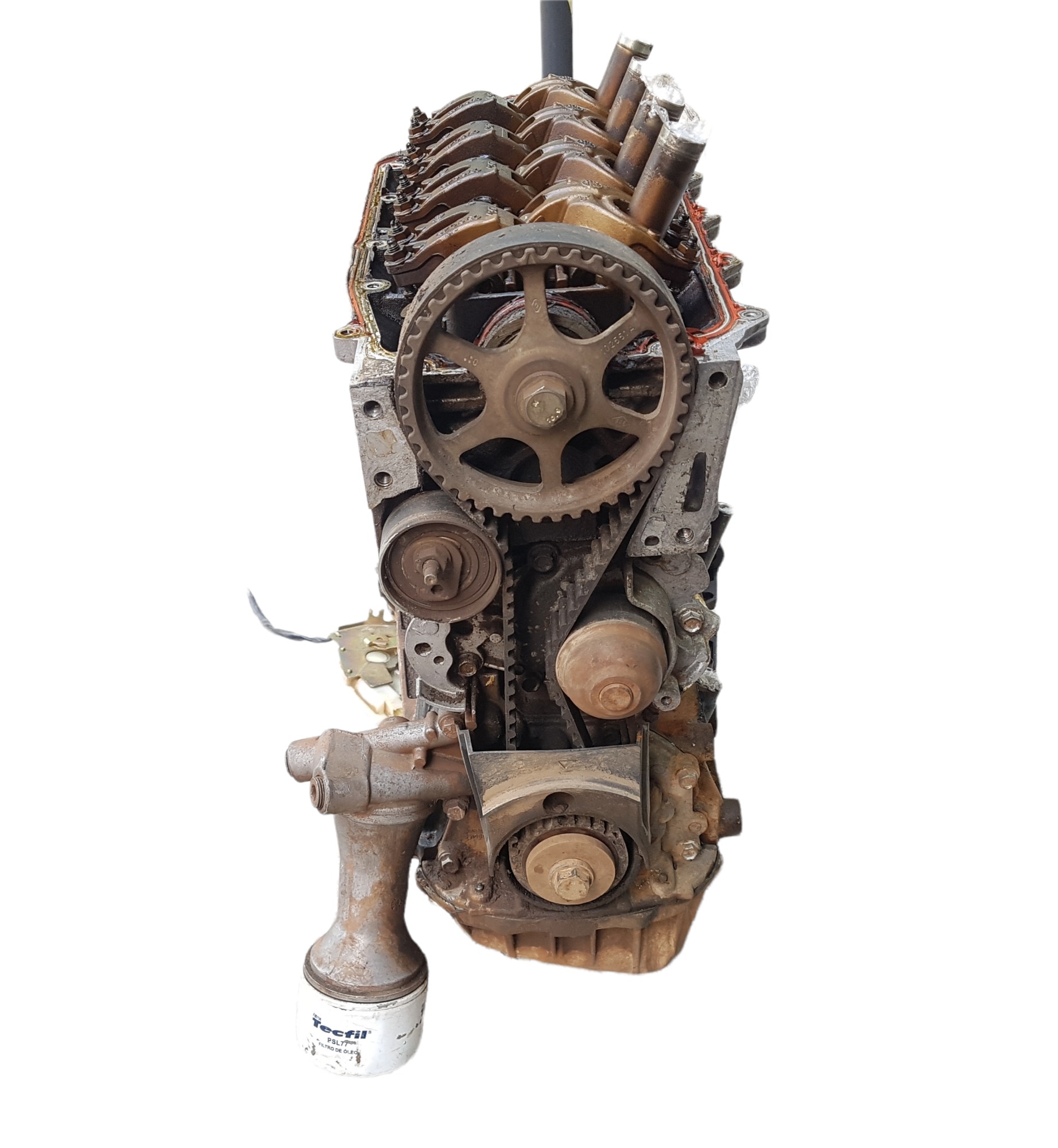 Motor Parcial Peugeot 206 2003 2004 1.0 16v Gas Revisado 2