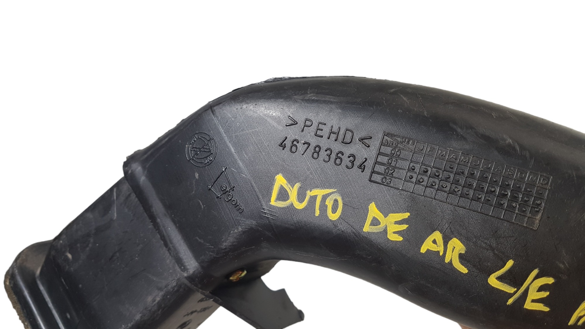 Duto Filtro Ar Esquerda Fiat Palio Siena 2001 02 03 04 A 17 9