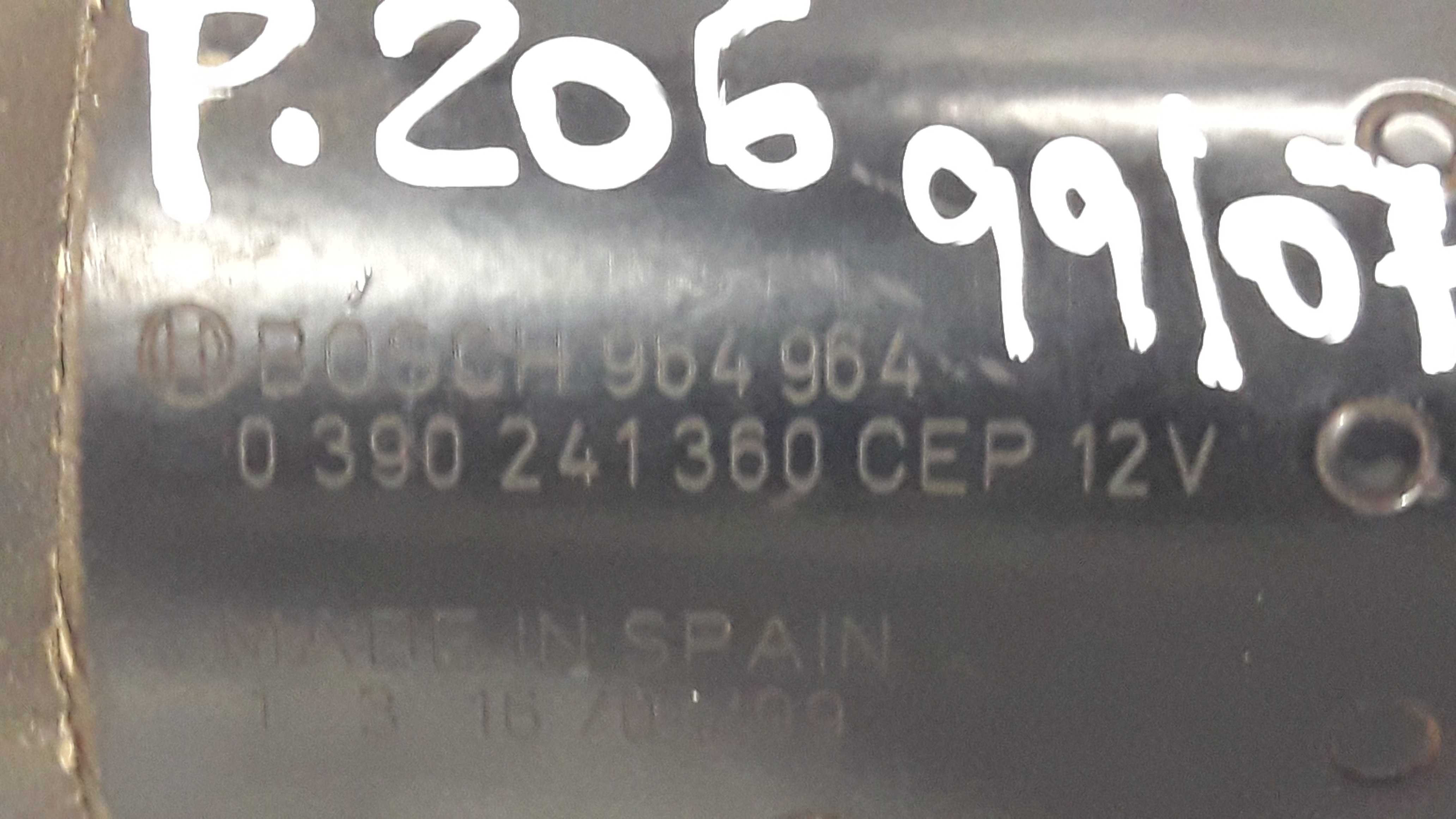 Motor  Limpador Para-brisa Peugeot 206 99/7 0390241360 3