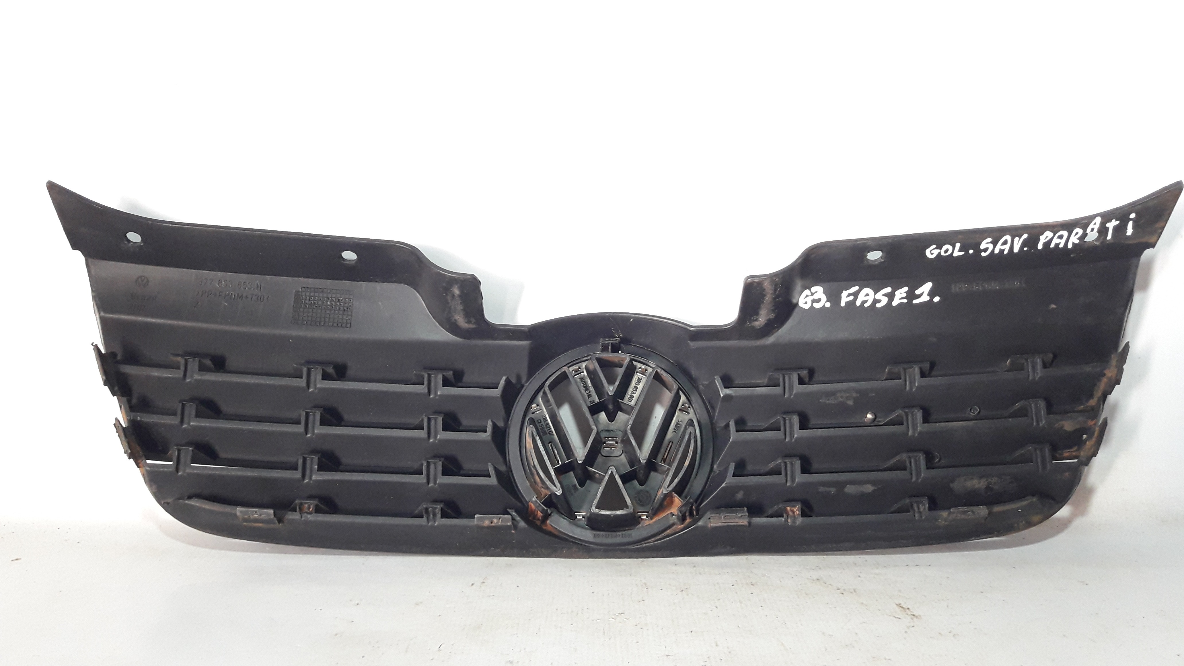 Grade Parachoque Dianteiro Gol G3 Fase 1 377853653 24843 Preto 9