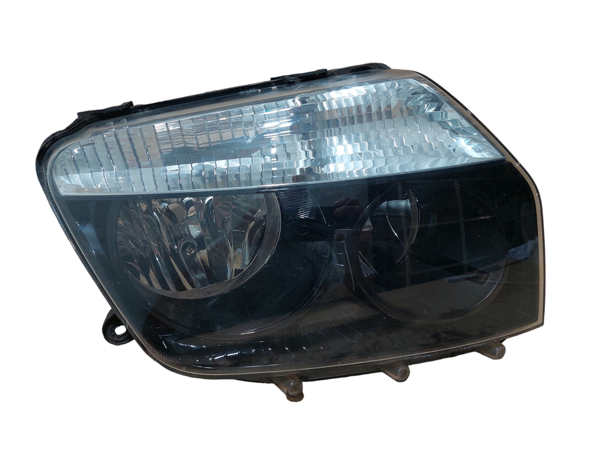 Farol Lado Direito Renault Duster Oroch 2012 Á 2015 Preto  Direito