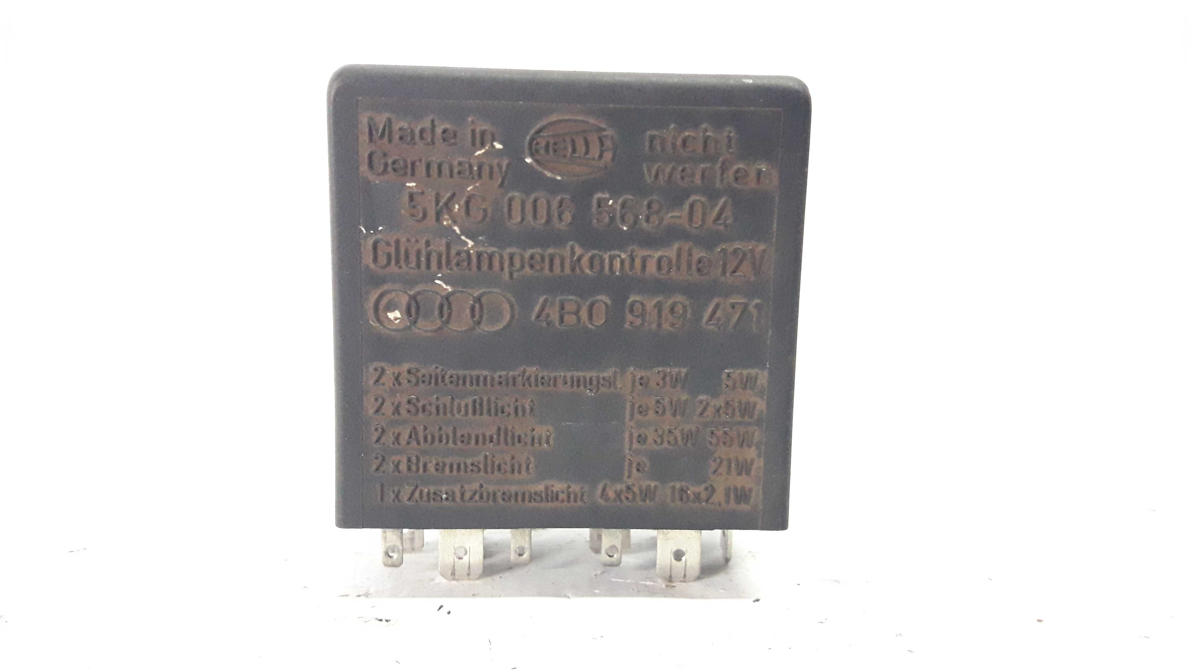 Relê Controle Luz Audi A4 97/00 5kg006568-04 4b09194712