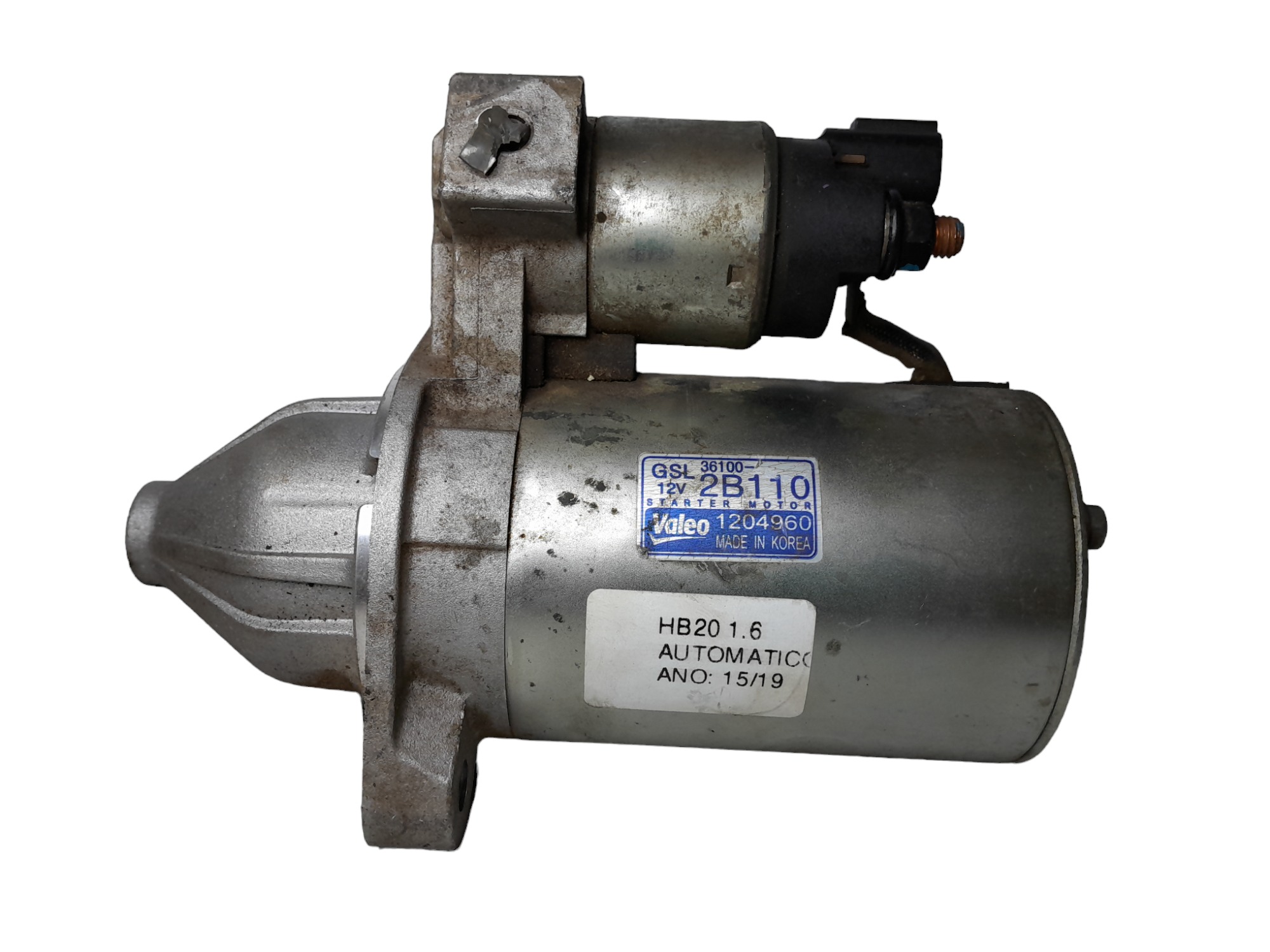 Motor De Arranque Hb20x 2013/2019 1.6 Automático Original 1