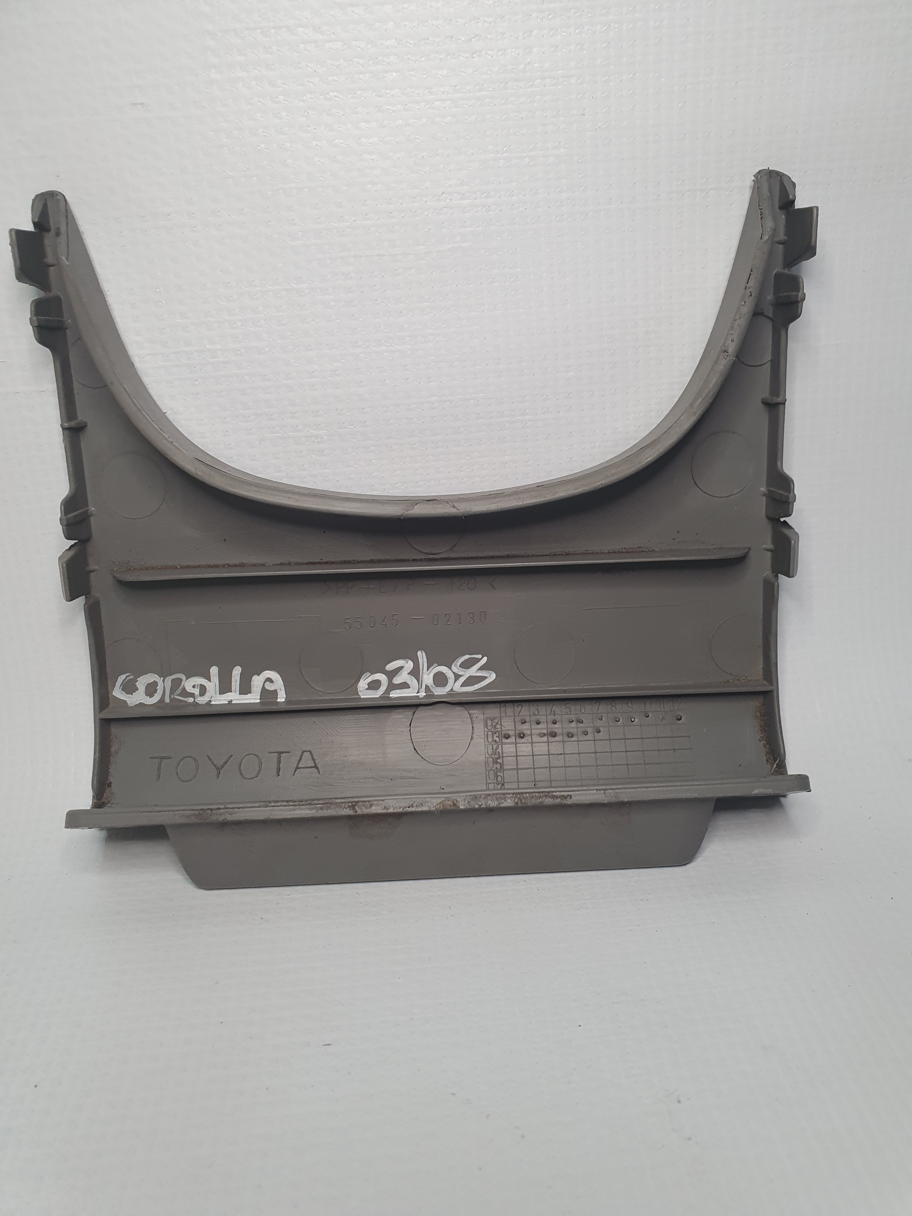 Moldura Inferior Volante Toyota Corolla 2003/2008 Original 2