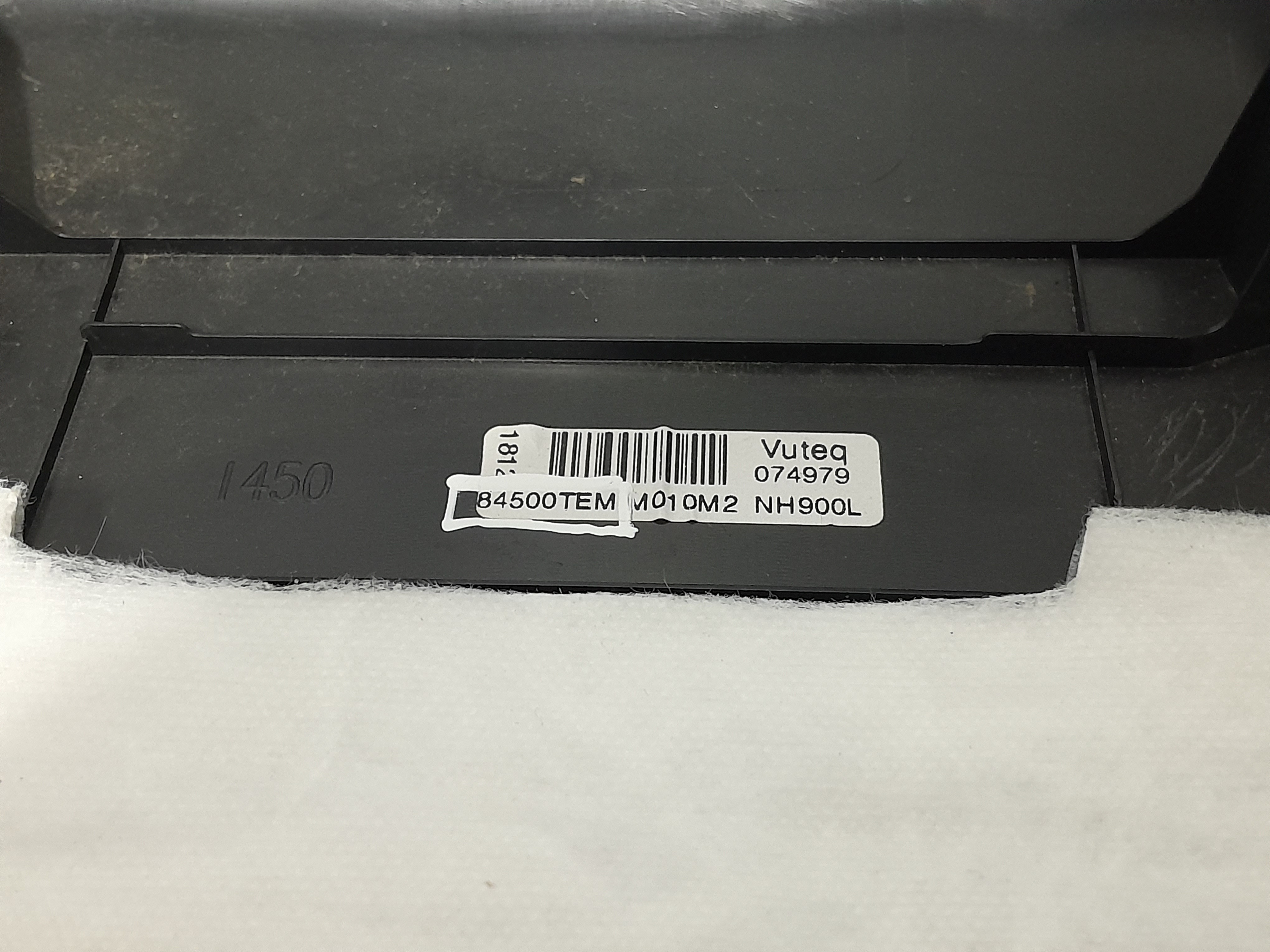 Tampão Porta Malas Honda Civic G10 2017 A 2022 Original  Preto 8