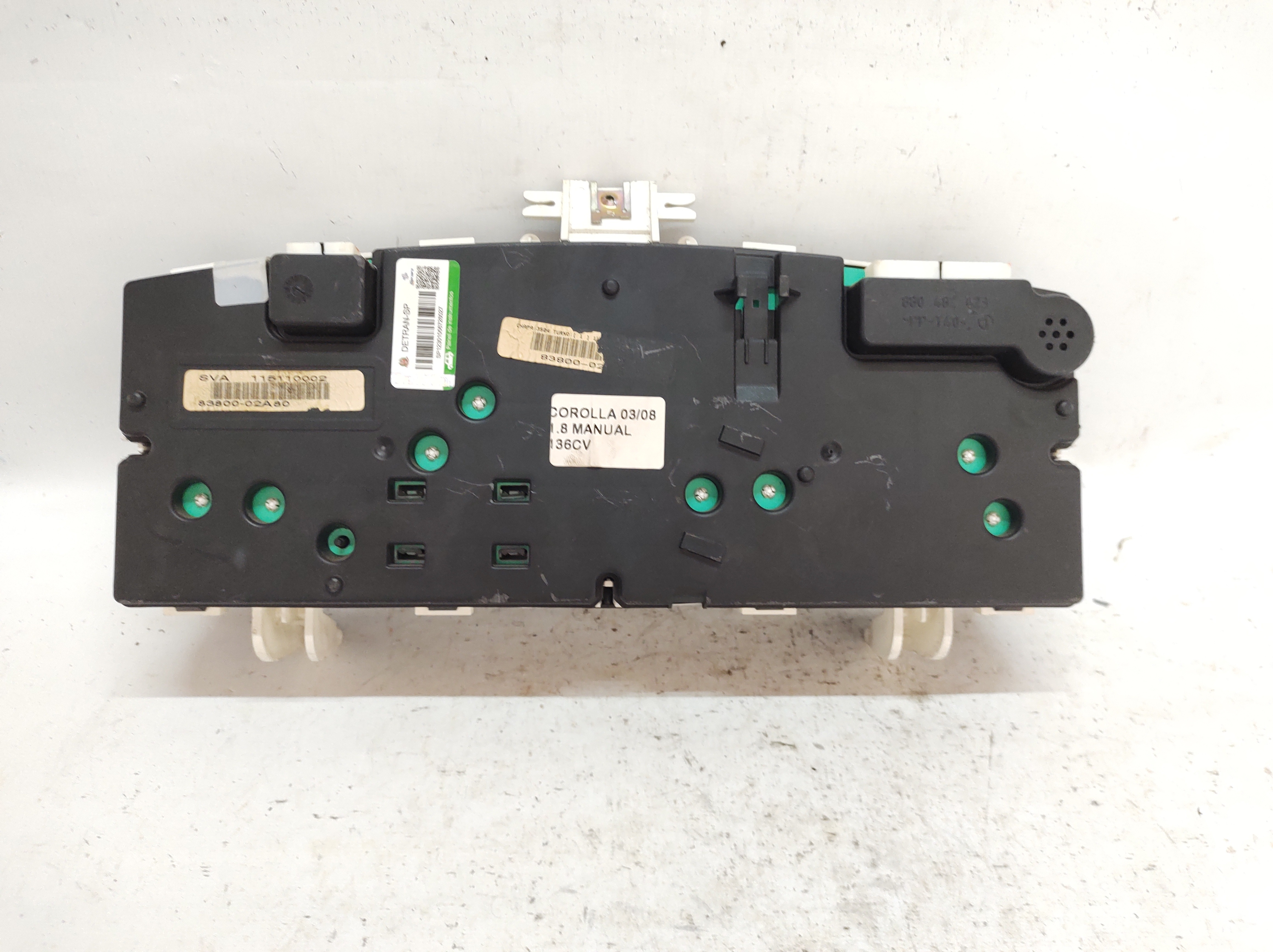 Velocímetro Conta Giros Corolla 1.8 03 A 06 8380002a80 Preto 2