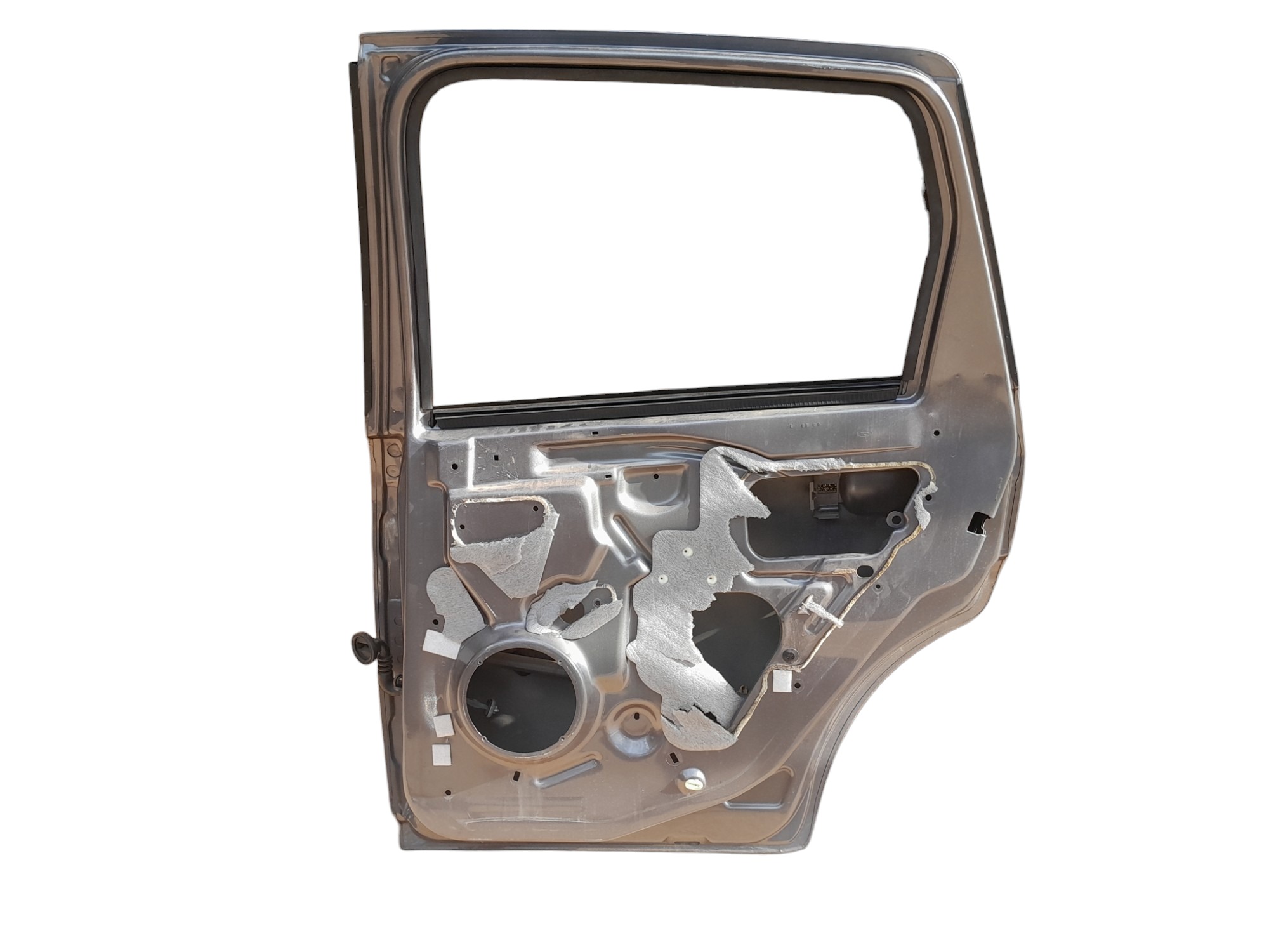 Porta Traseiro Direito Ford Fiesta 2004 A 2012  Traseira Direito Cinza 3