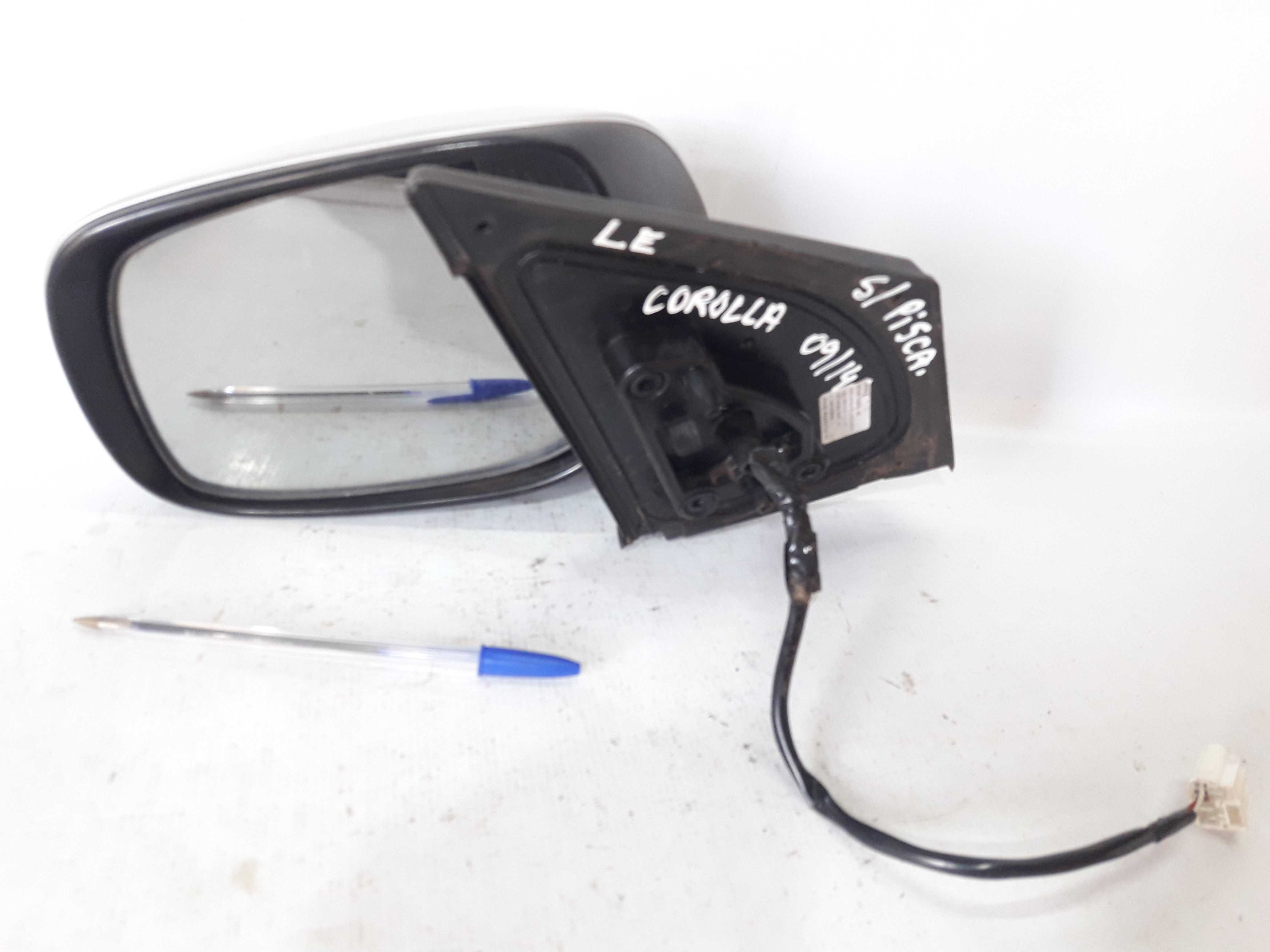 Espelho Retrovisor Ext Elét Esquerdo Corolla 09/14 S/ Pisca