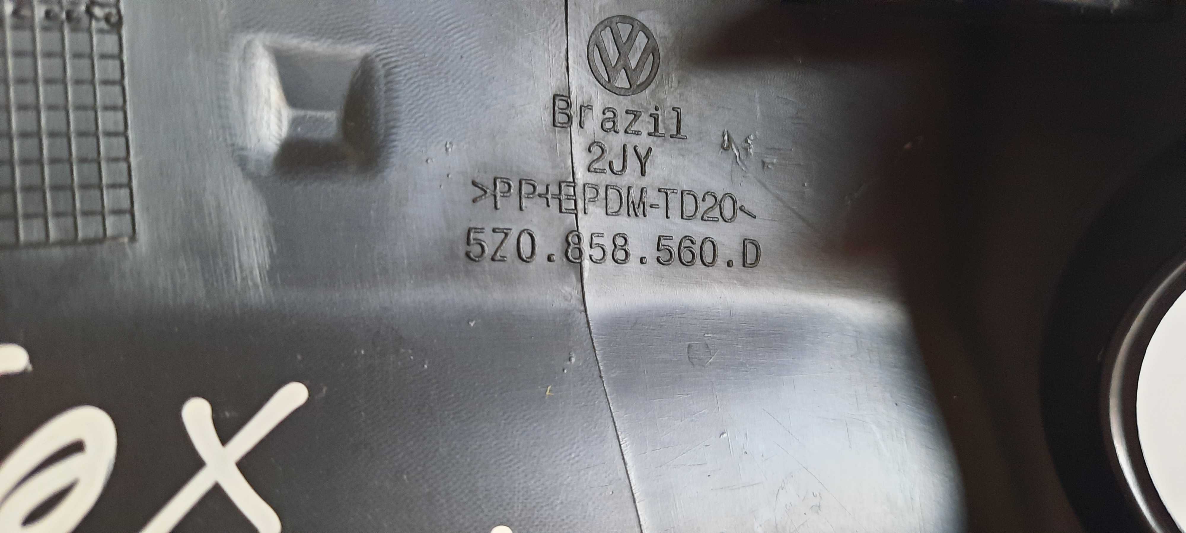 Moldura Superior Coluna Direção Fox 2016 5z0858560d Original 3