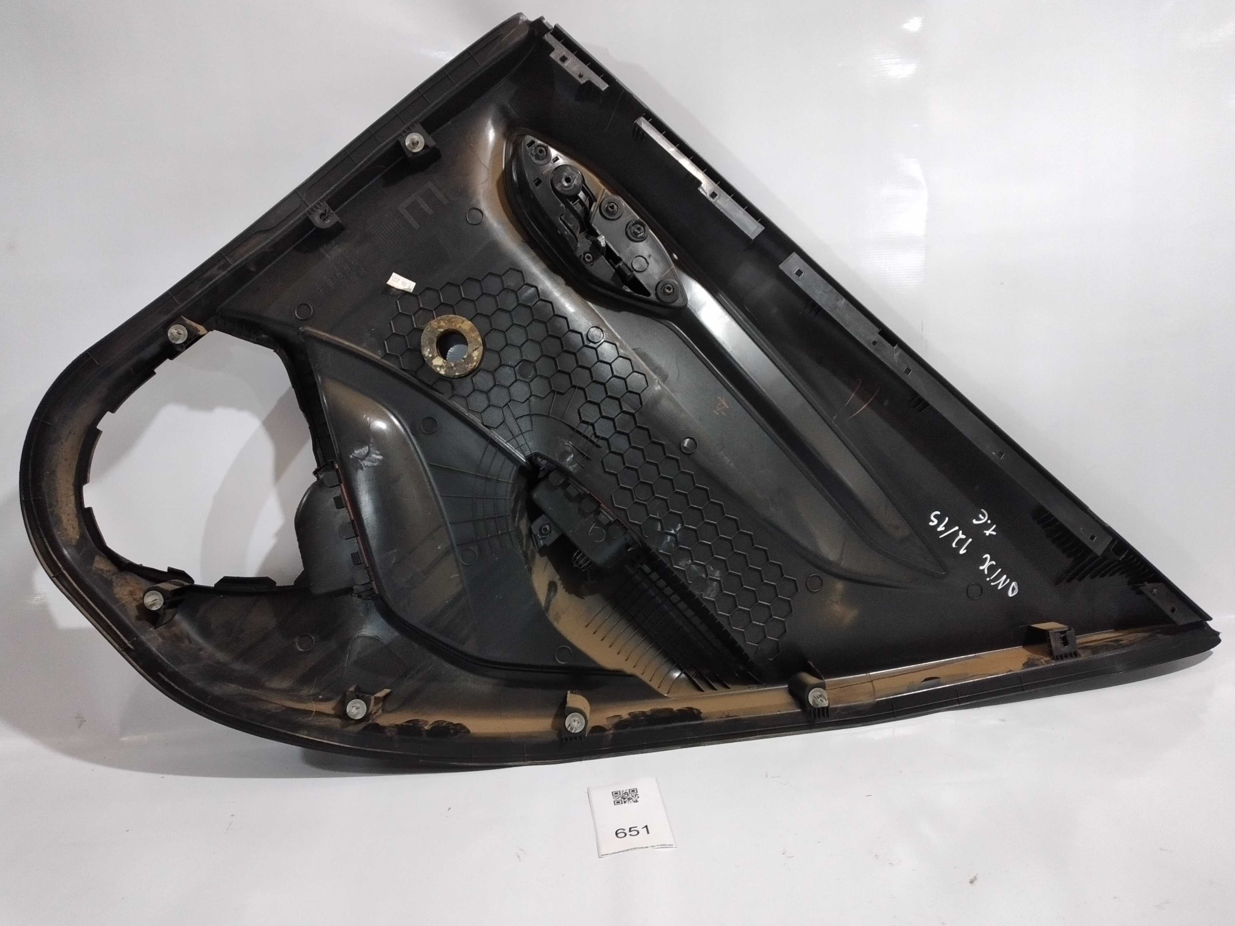 Forro Porta Traseiro Esquerdo Ônix 2012 2013 A 2016 Original Preto 2