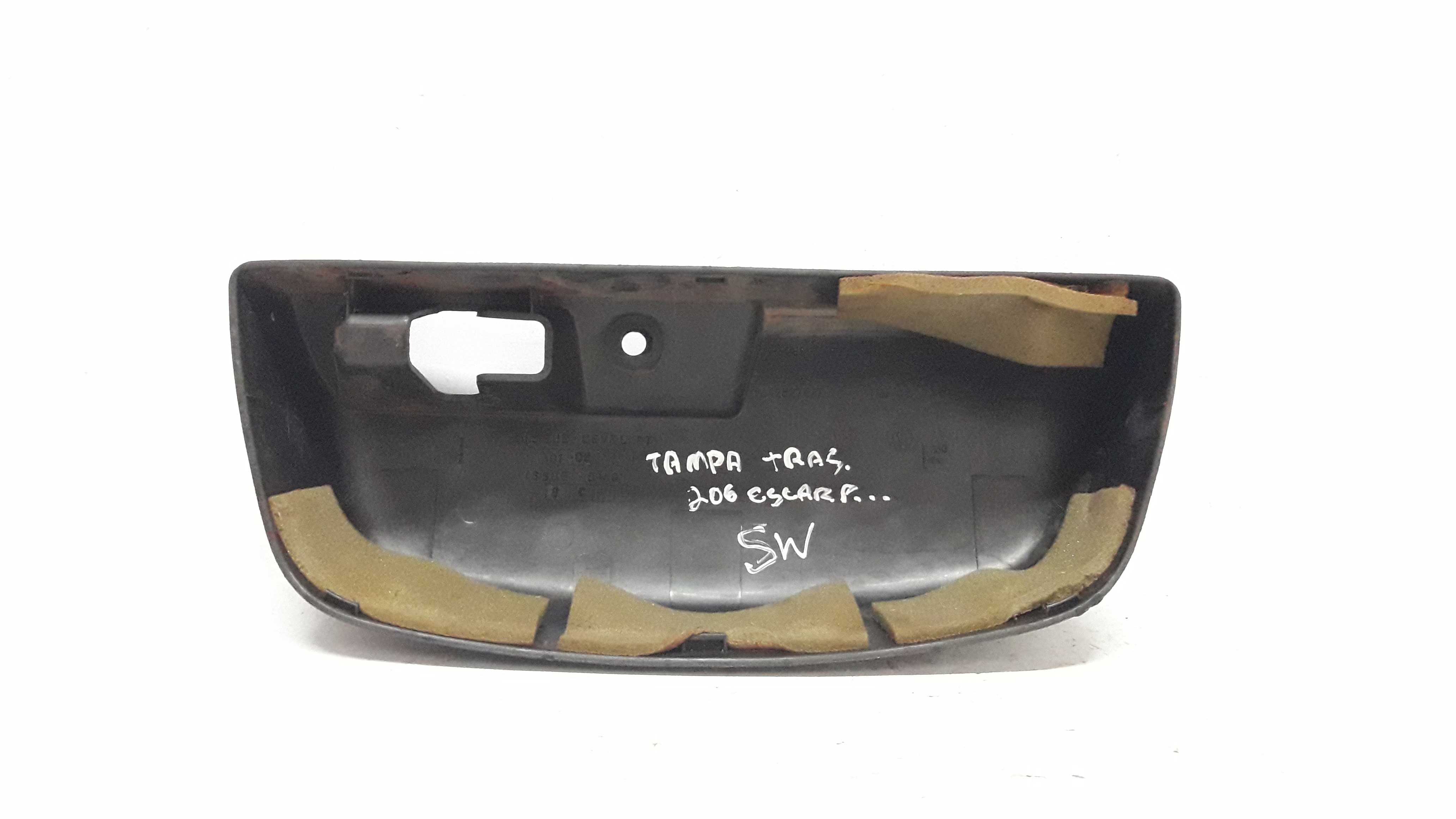 Moldura Interna Tampa Traseira Peugeot 206 Sw 99 A 10 Preto 2