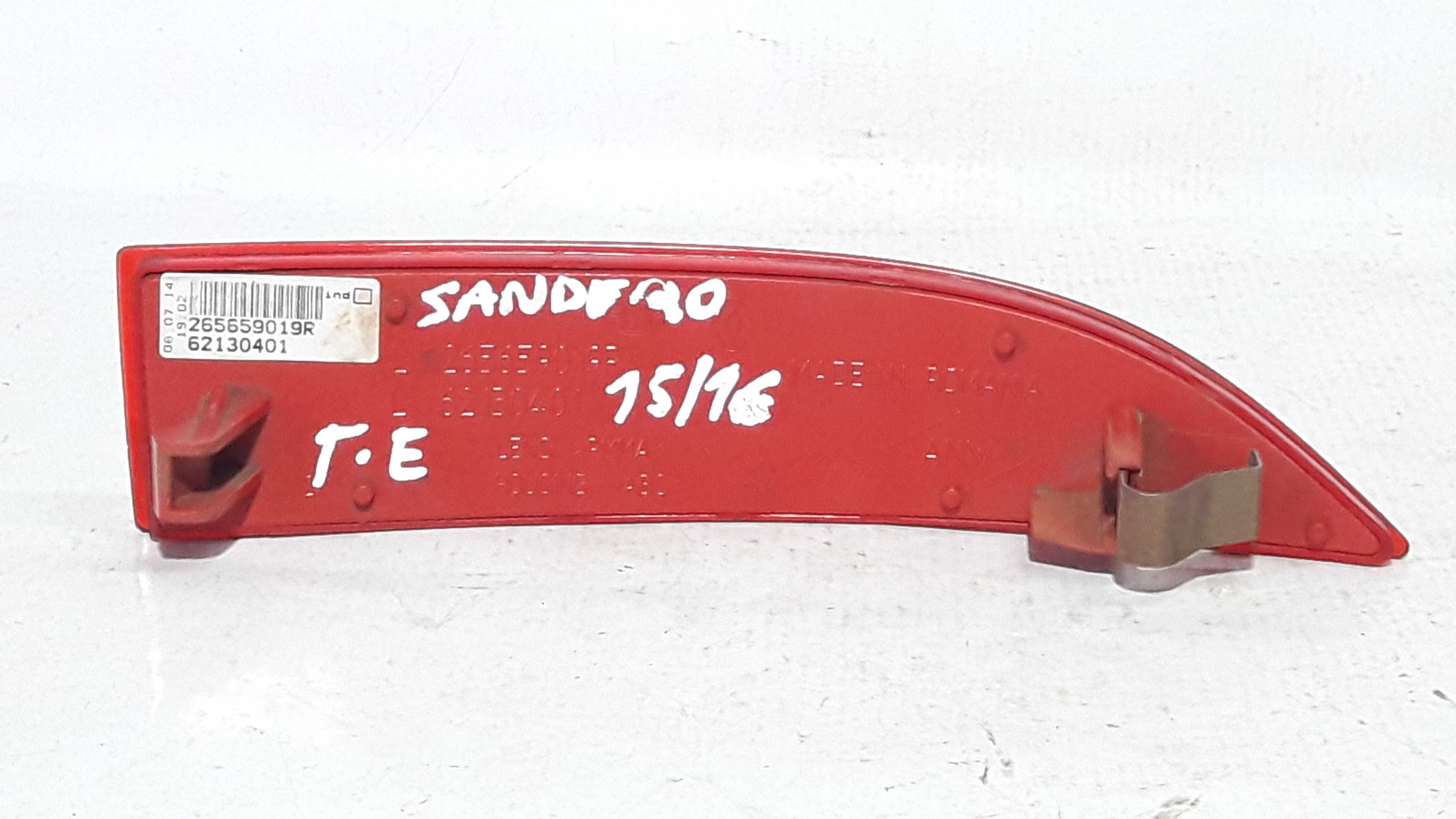 Refletor Olho Gato Tras Esquerdo Sandero 15/16 265659019r Vermelho 2