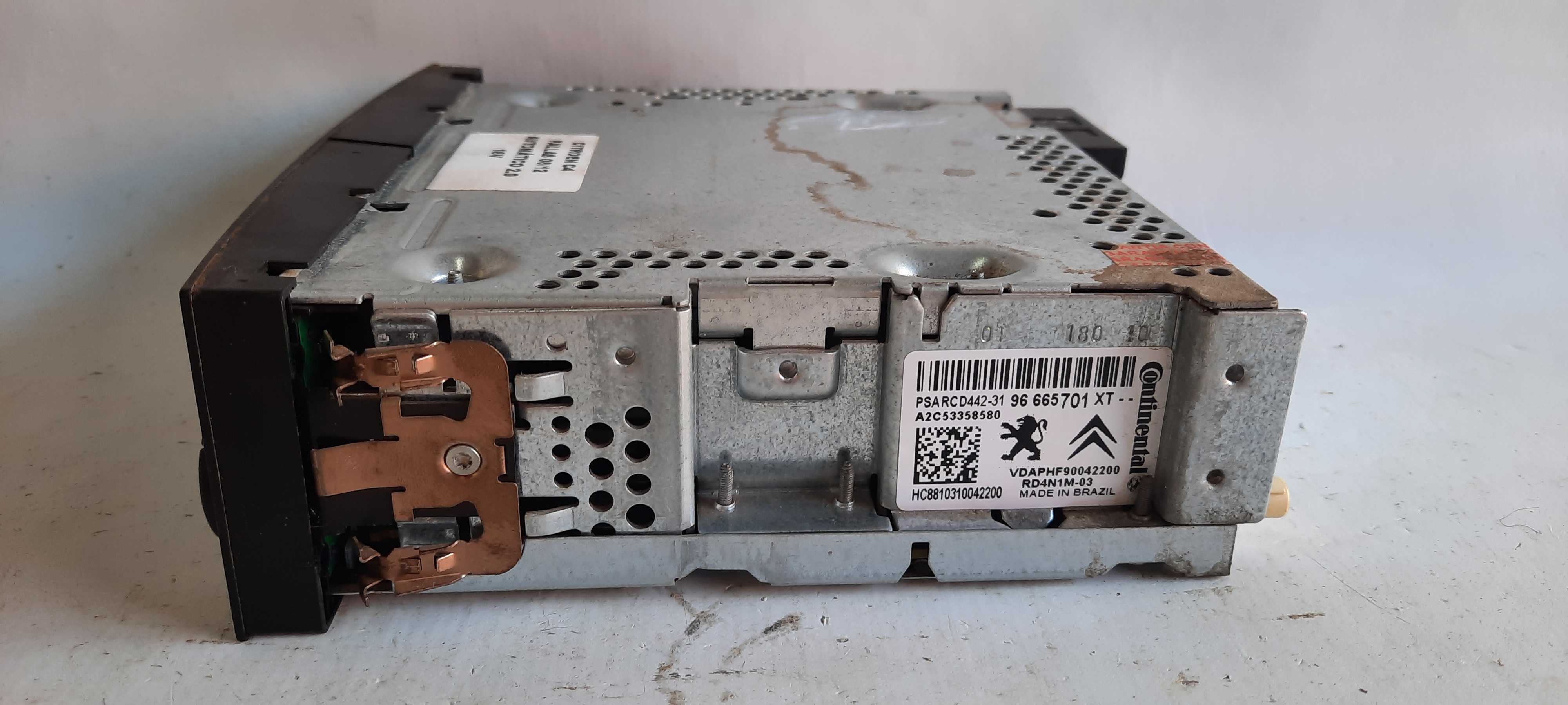 Rádio Cd Player Citroen C4 Pallas 96665701xt Original 2