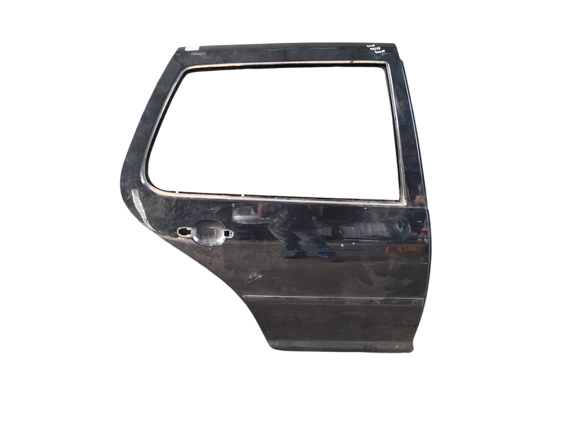 Porta Traseira Direita Volkswagen Golf Sapão 1999 A 2013 Traseira Direito Preto