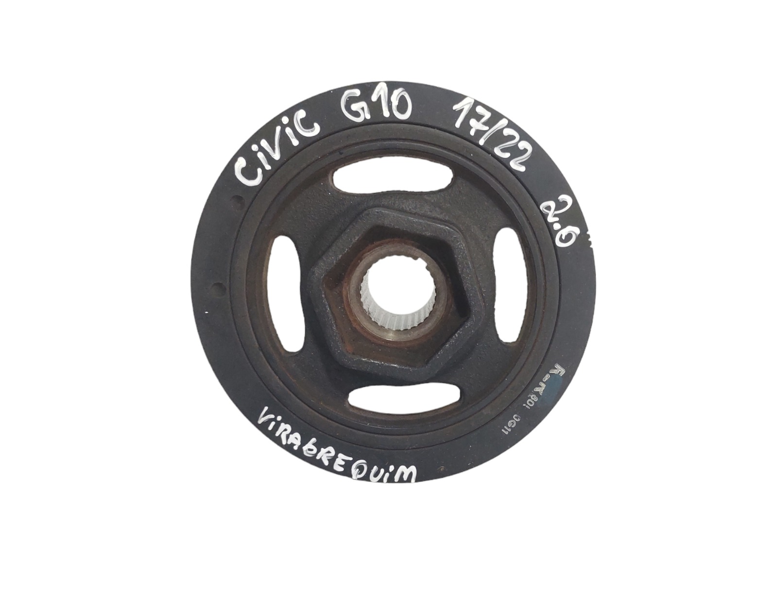 Polia Virabrequim Civic 2.0 Cvt G10 155cv 17 A 22 1