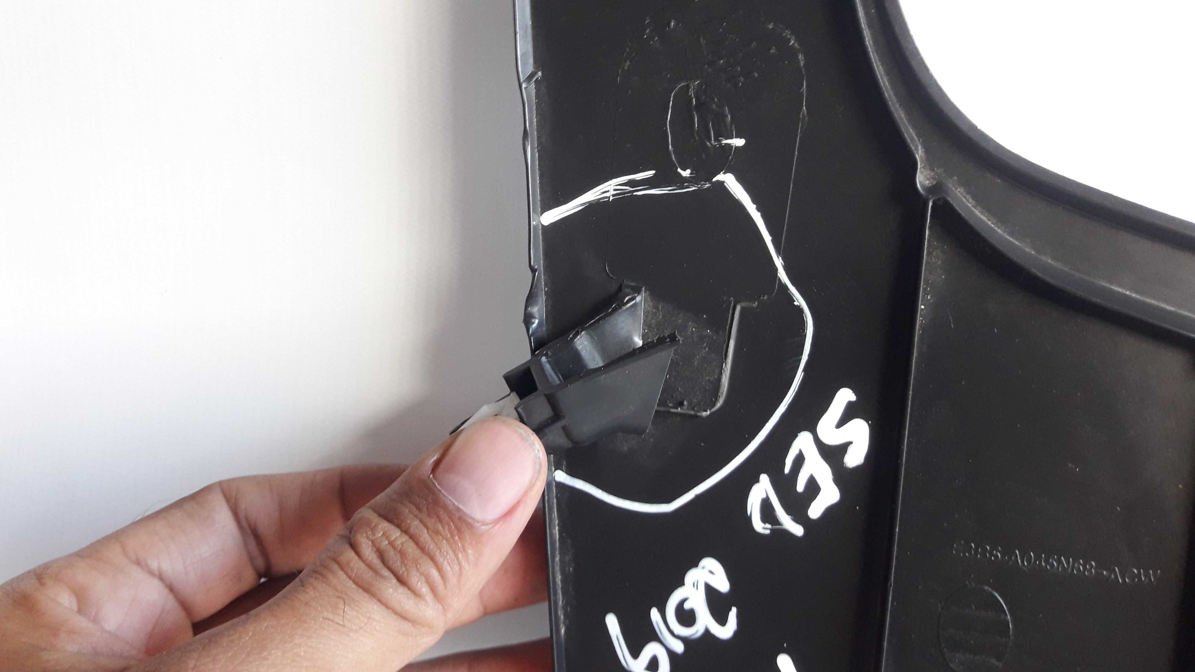 Moldura Inferior Painel Ford Ka 2019 C Avaria Original 4