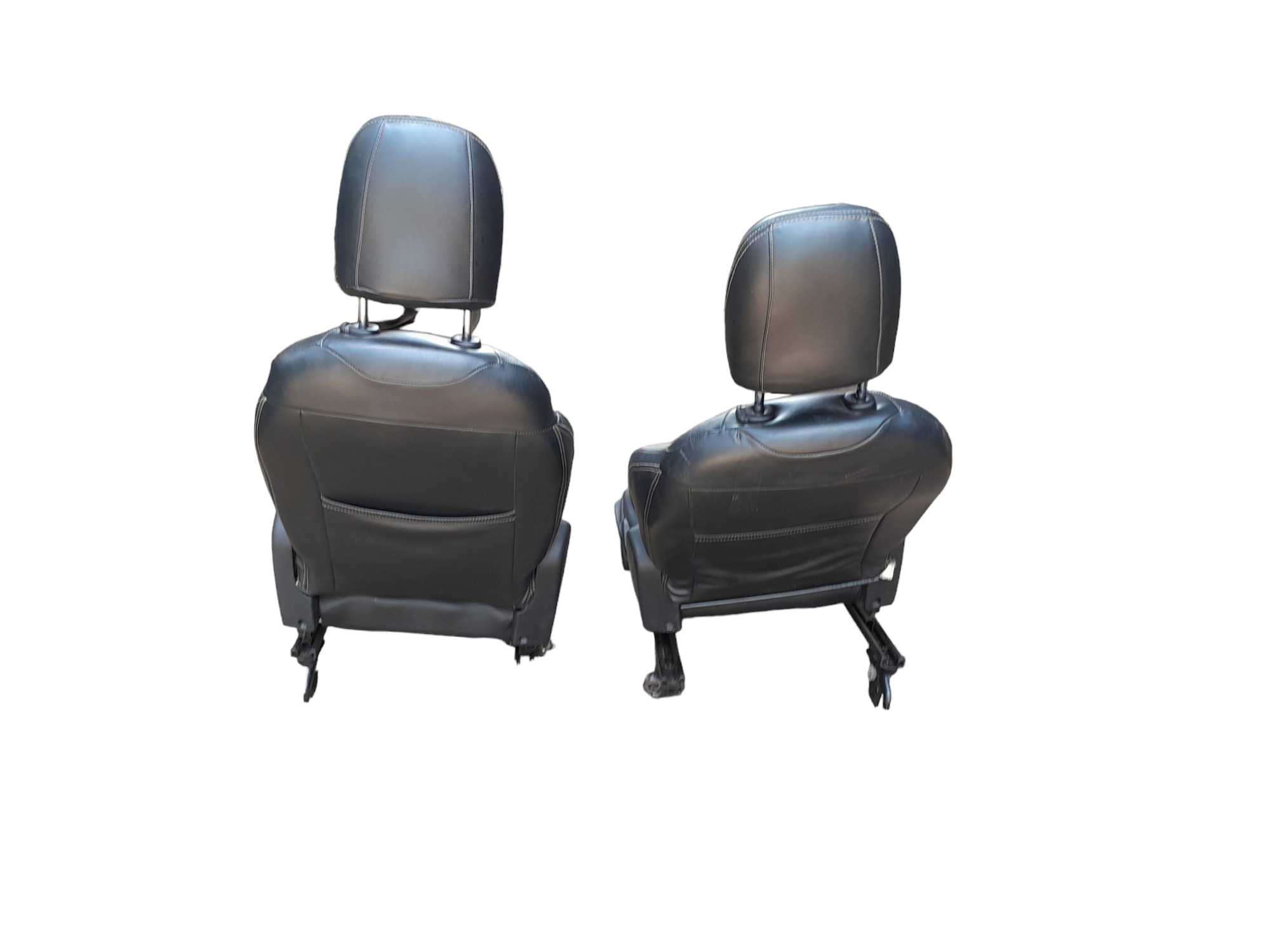 Par Banco Dianteiro Fiat Toro 2016 A 2021 De Couro Preto Preto 5