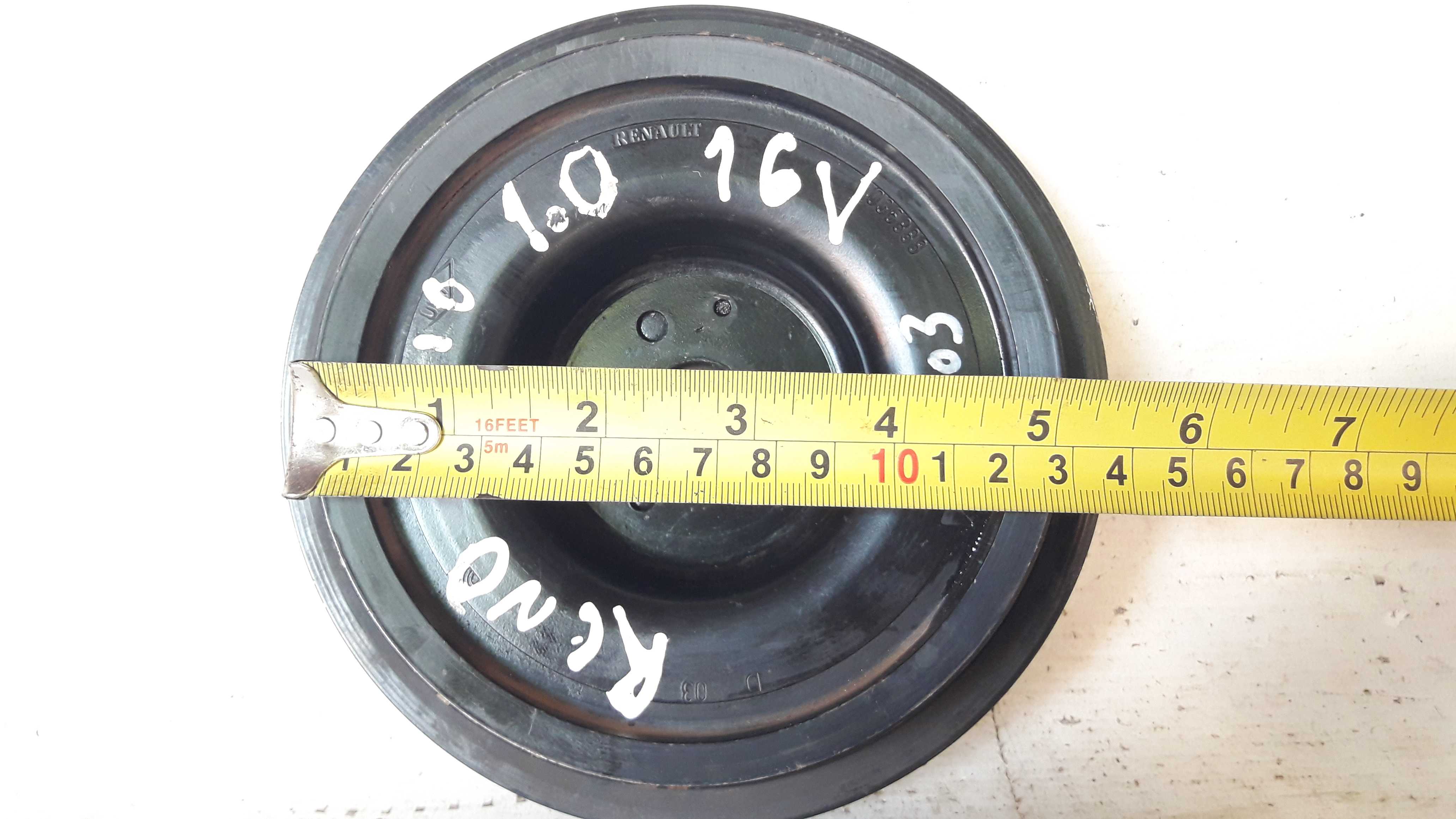 Polia Virabrequim  Renault Clio 1.0 16v 2003 Original 4