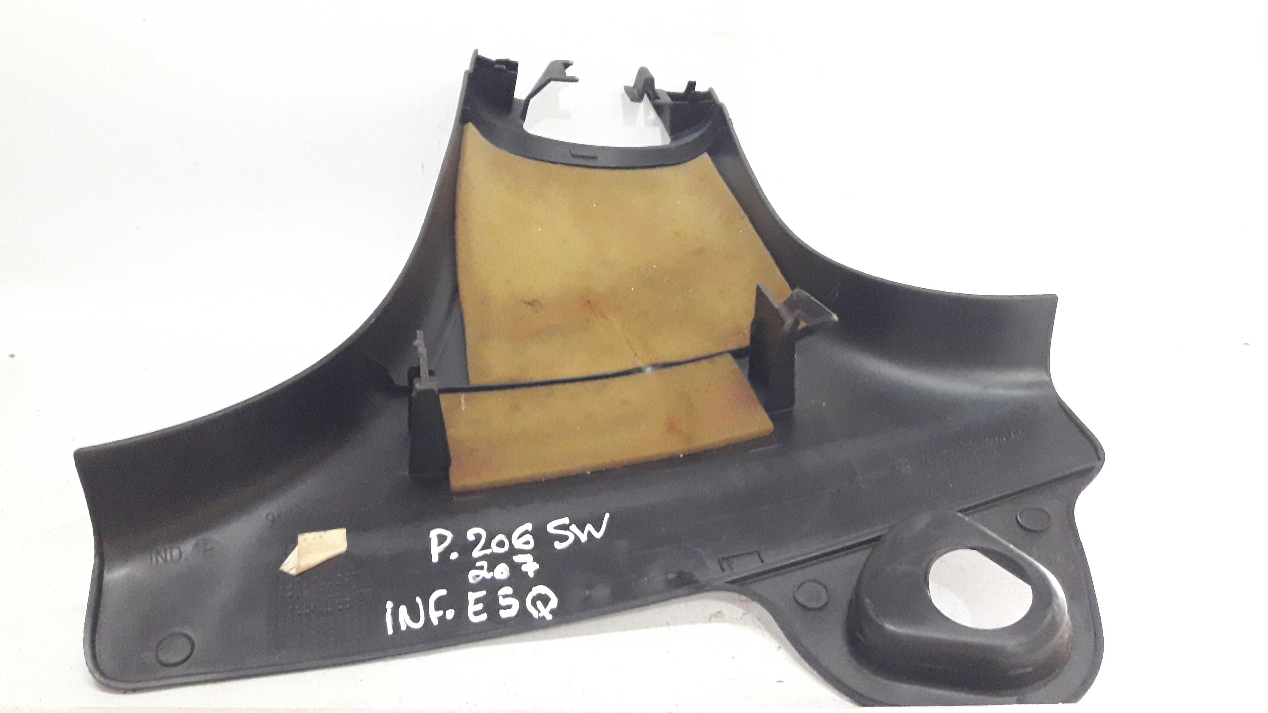 Moldura Inferior Esquerda Coluna Central Peugeot 206 99 A 10 3