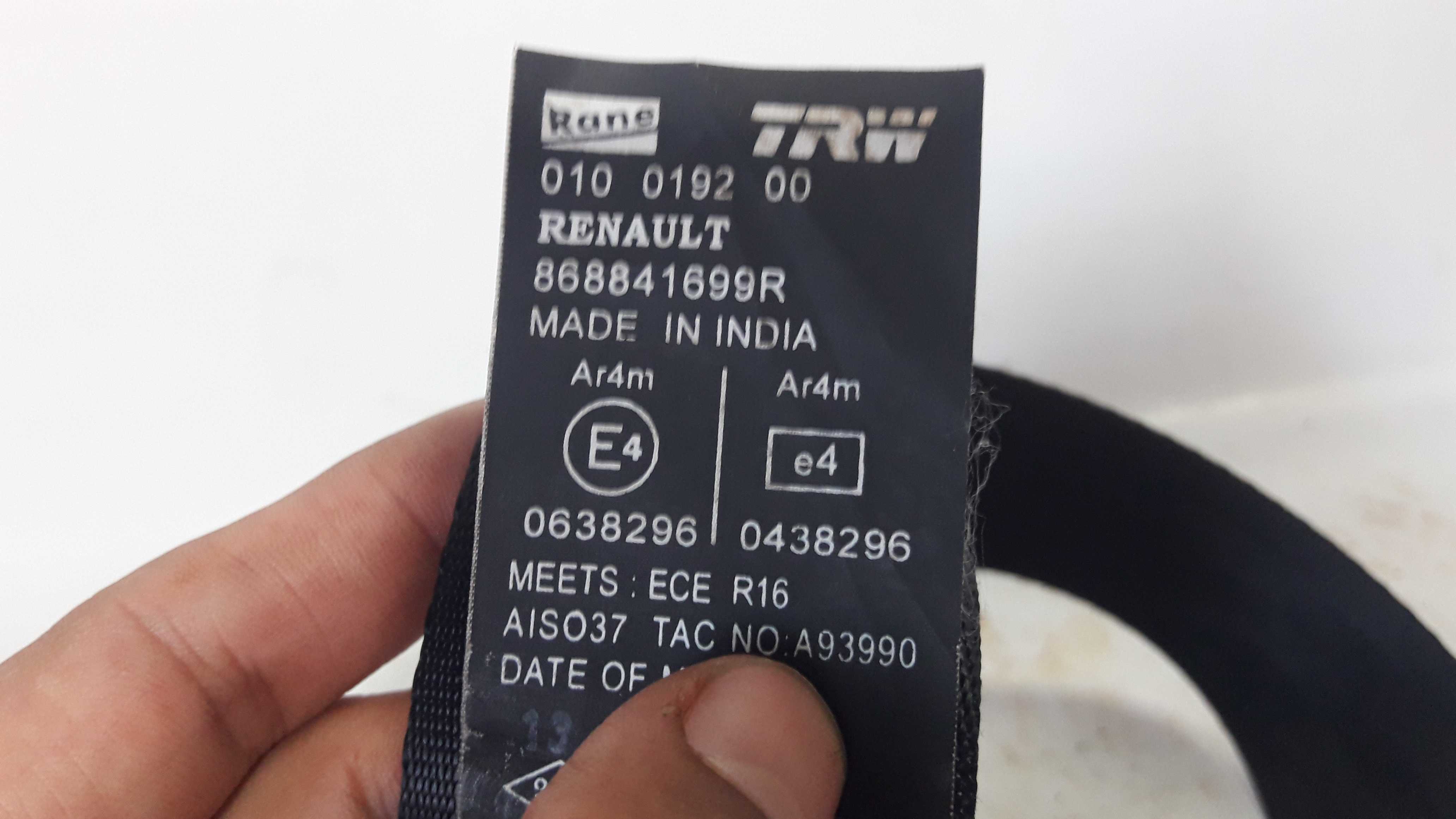 Cinto Segurança Dianteiro Direito Duster/oroch 12/19 4