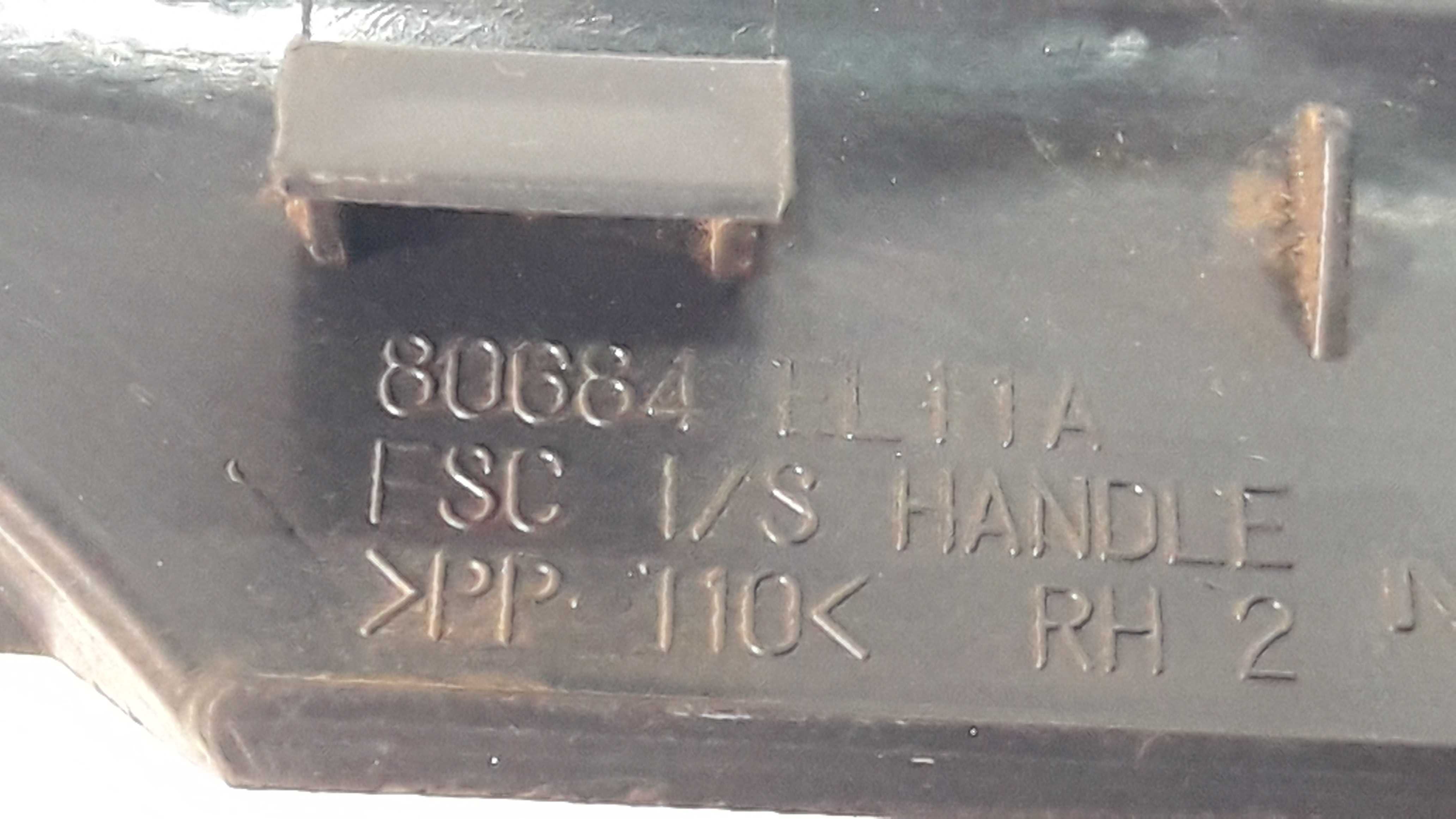 Moldura Maçaneta Tras Direita Tiida 80684el11a 25361 Preto Traseira 4