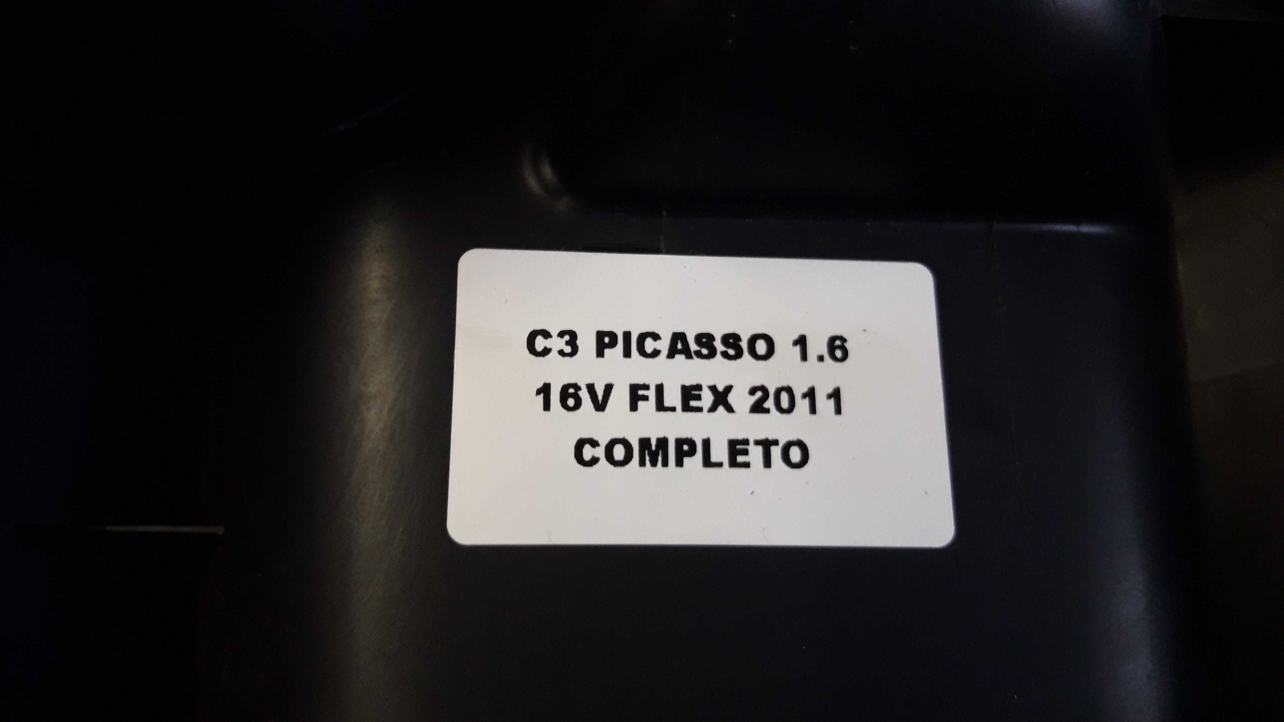 Moldura Console Central C3 Picasso 2011 9688607577 Original 7