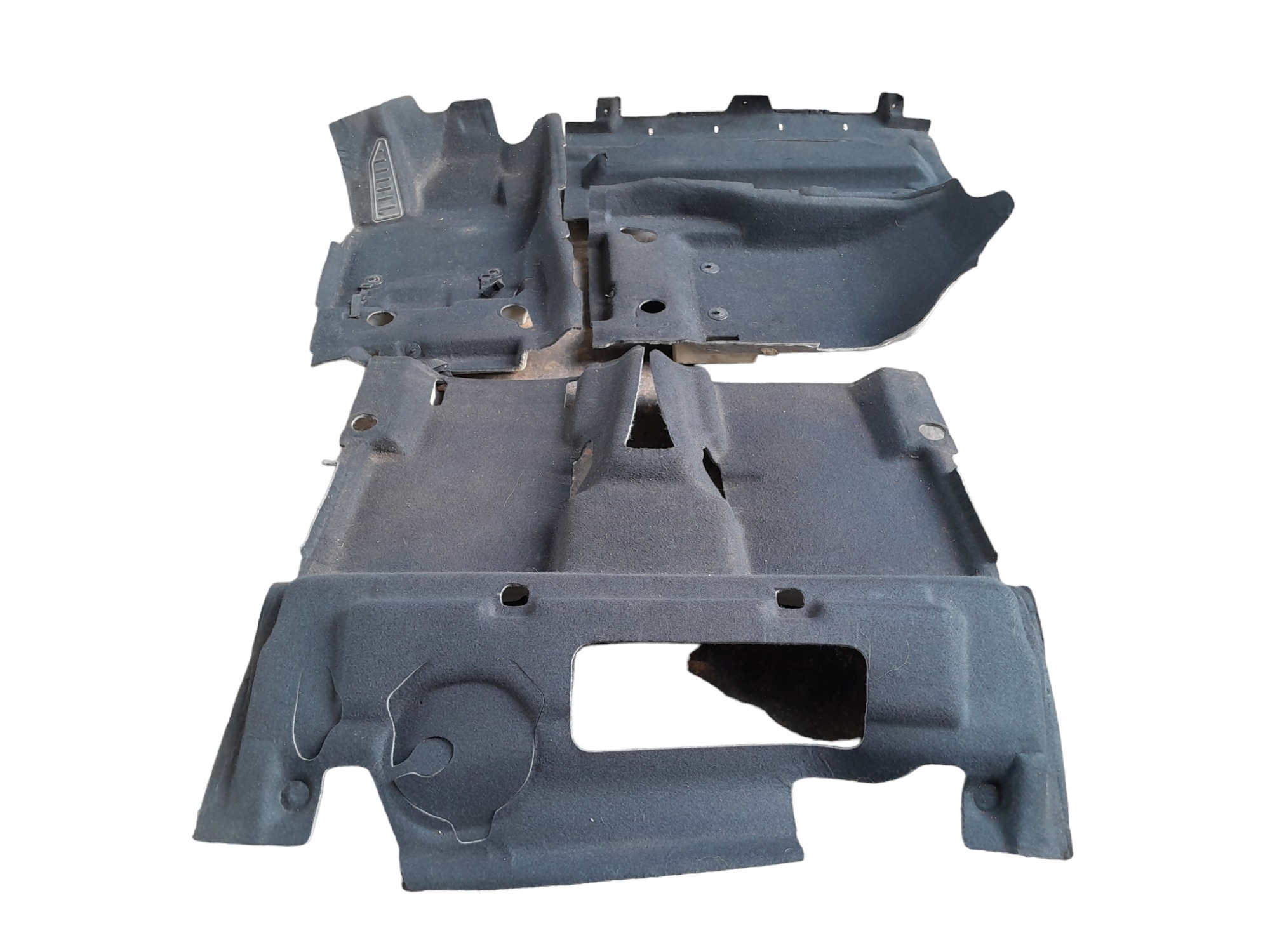 Kit Carpete Fiat Toro 2016 2017 2018 2019 2020 2021 Original Cinza 4