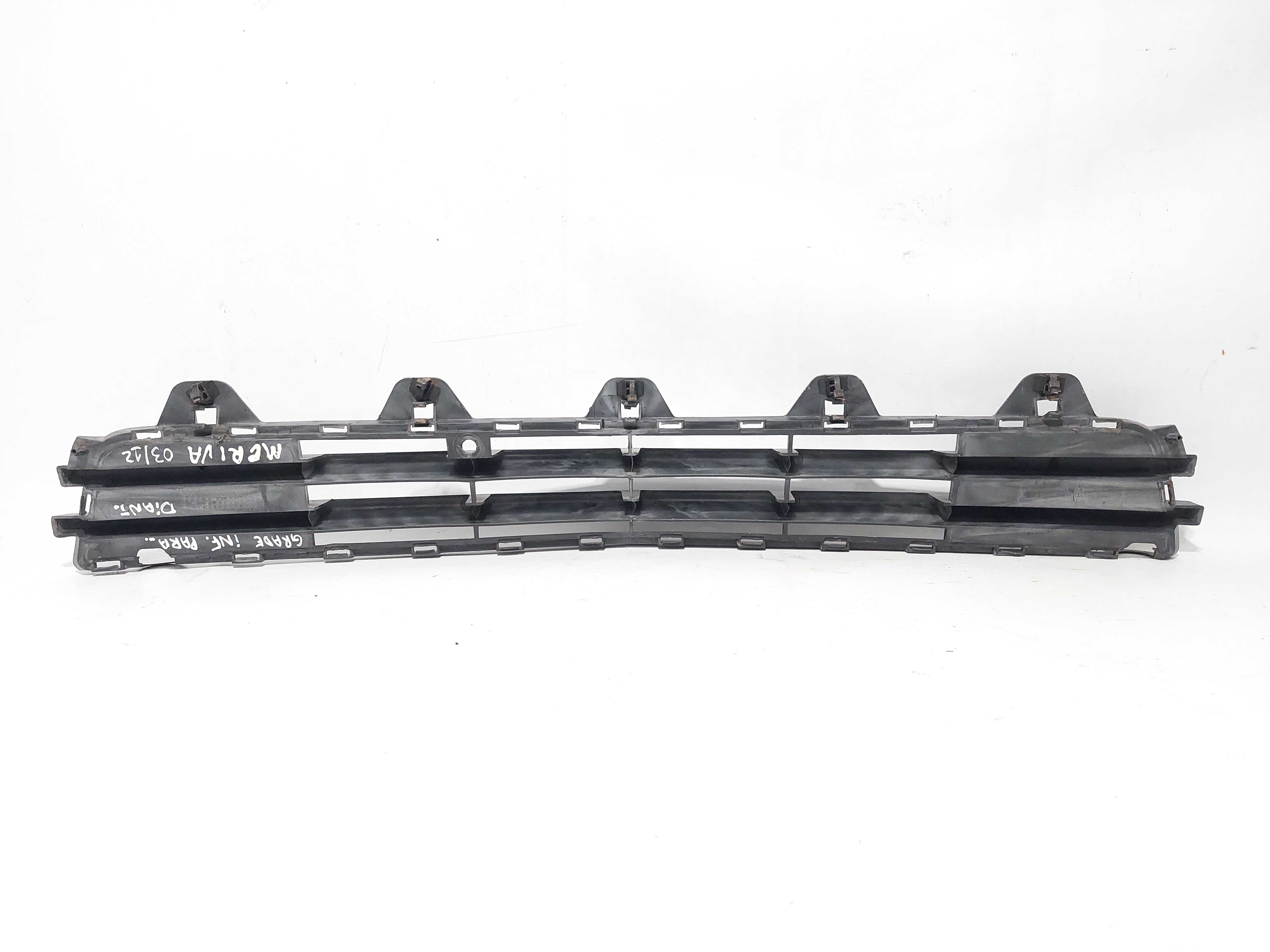 Grade Inferior Parachoque Dianteiro Meriva 2003 Á 2012 Preto Plástico 5