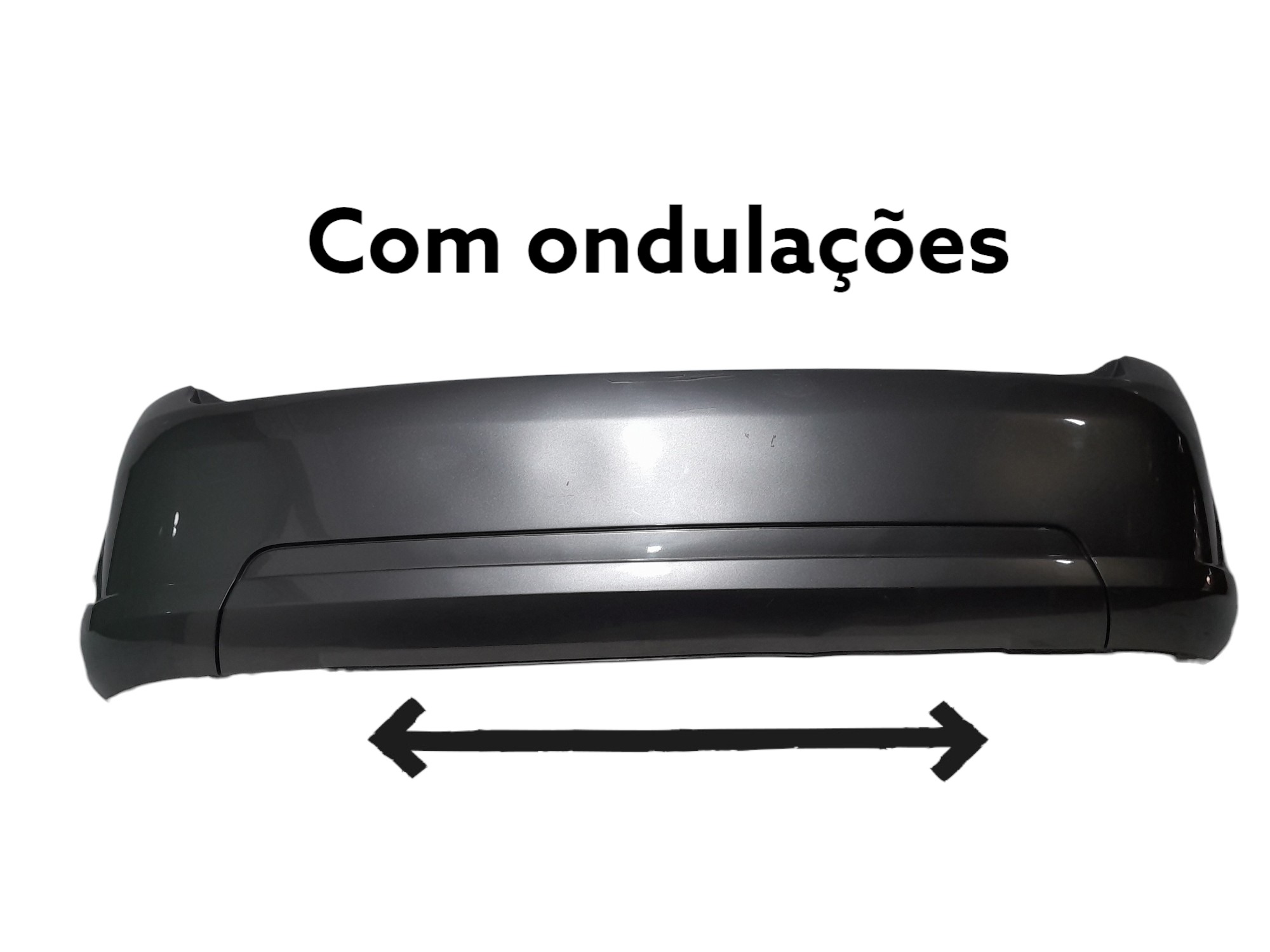 Parachoque Traseiro Fiesta Hatch 2007 A 2012 Original 1