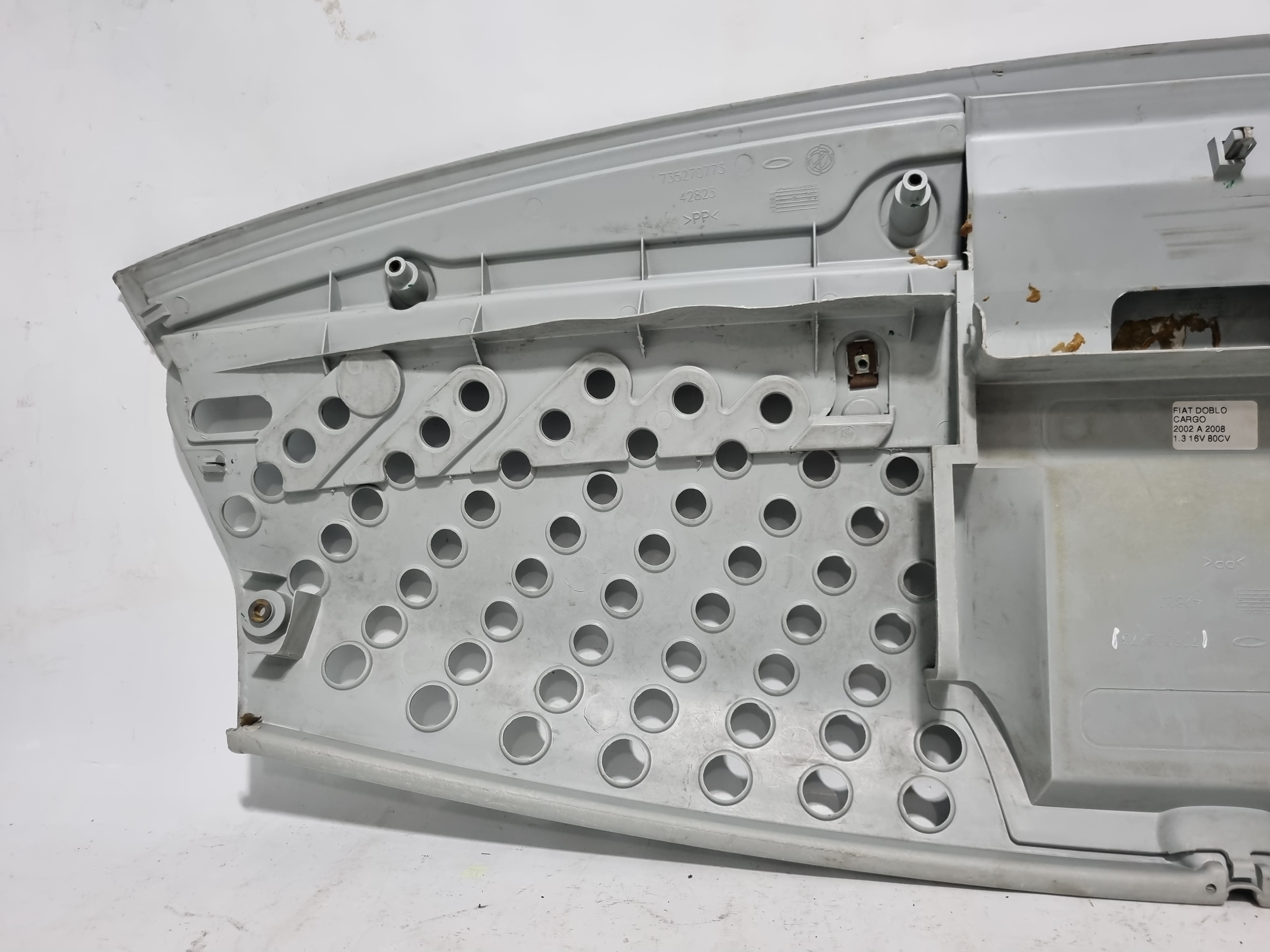 Console Teto Porta Objeto Fiat Doblo Cargo 2002 Á 2008 3