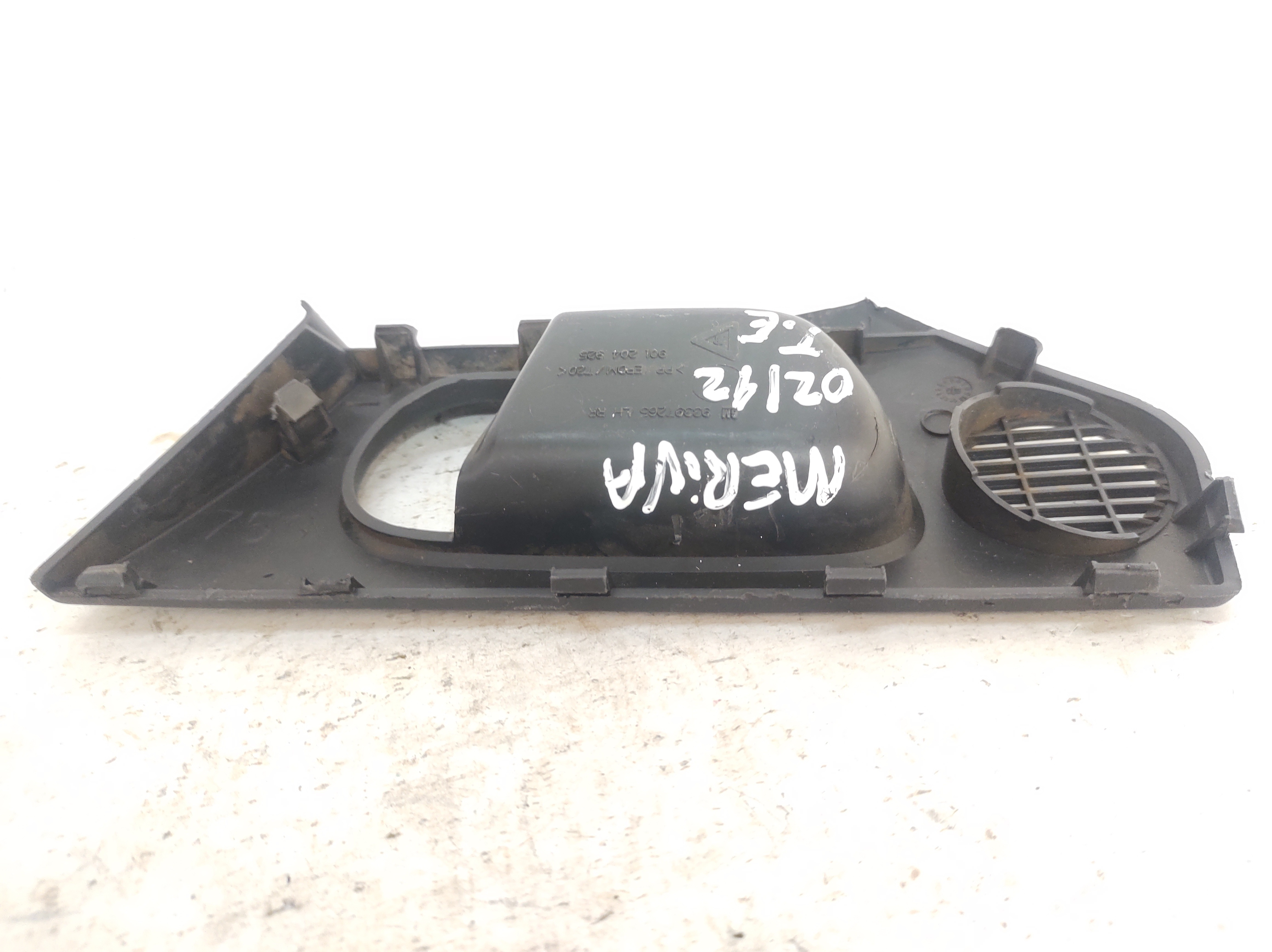 Moldura Macaneta Interna Traseira Esquerda Meriva 02 A 12 Preto Traseira 4