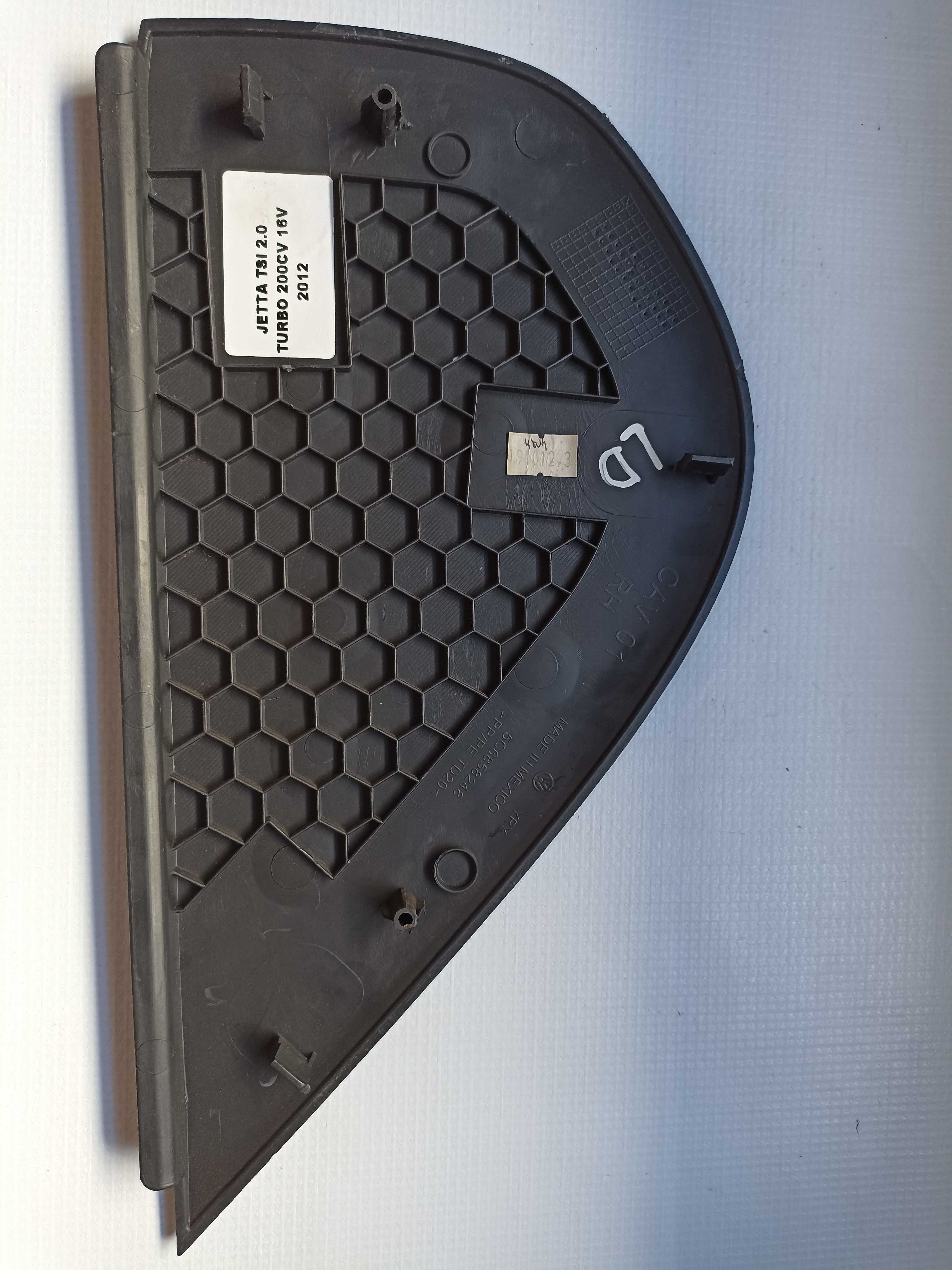 Moldura Lateral Capa Painel Jetta 2012 Lado Direito Original 2